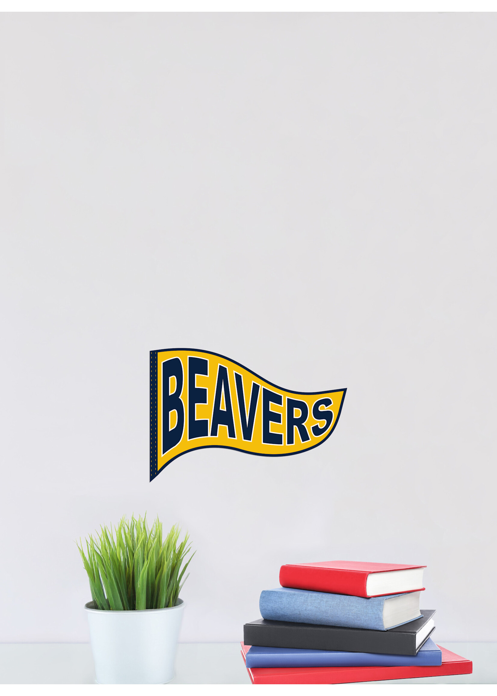 Univeristy Blanket & Flag Corporation 4" High Rally Wave Pennant