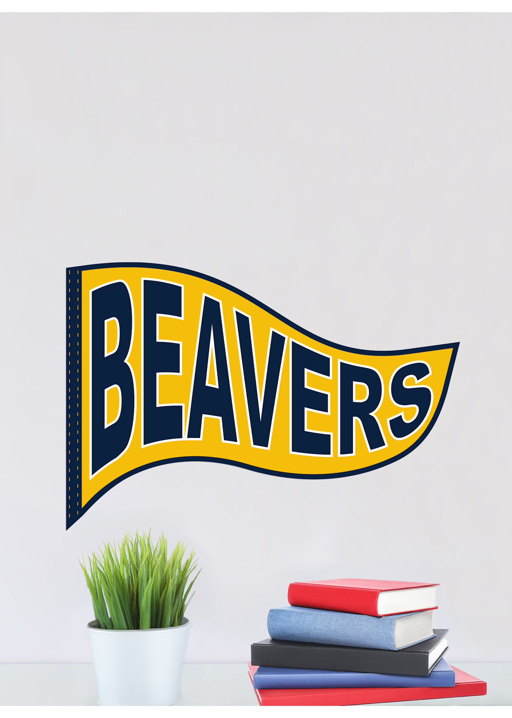 Univeristy Blanket & Flag Corporation 12" High Rally Wave Pennant