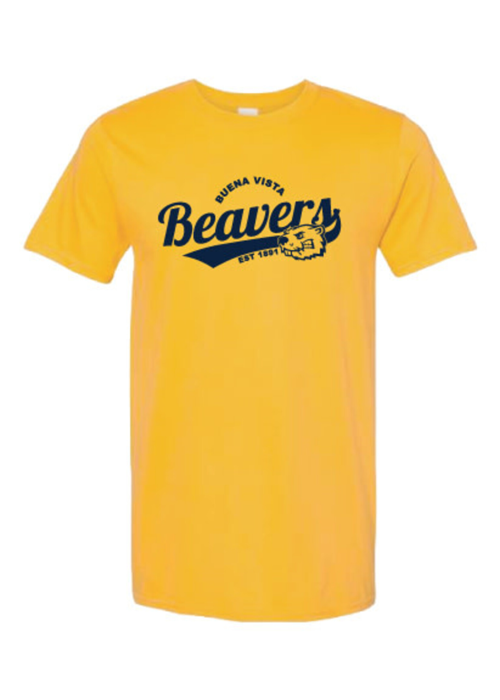 College House Apparel Short Sleeve Arched BVU Tshirt