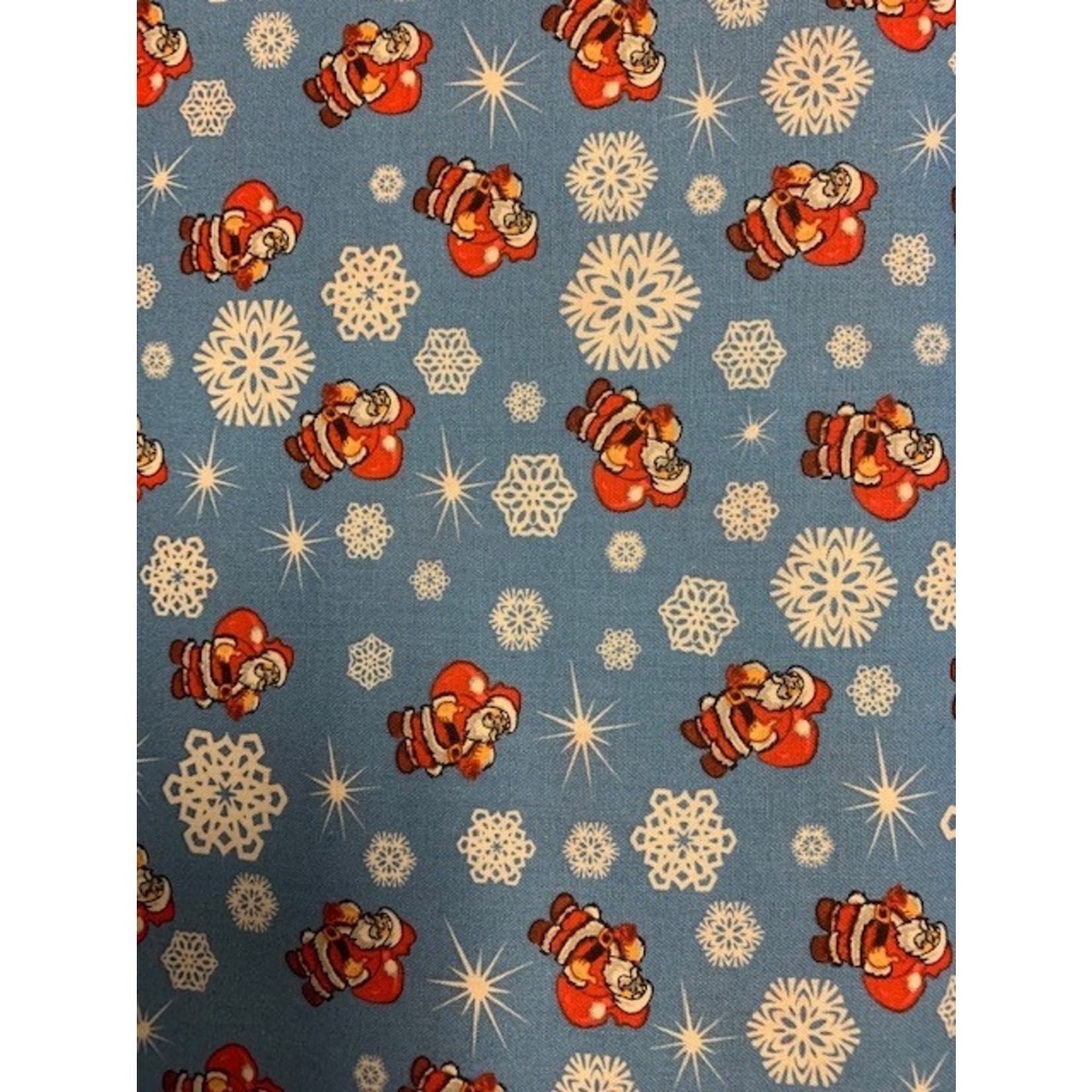 MDG- Marshall Dry Goods Fabric, Thumbs up Santa, 100% Cotton, 45"