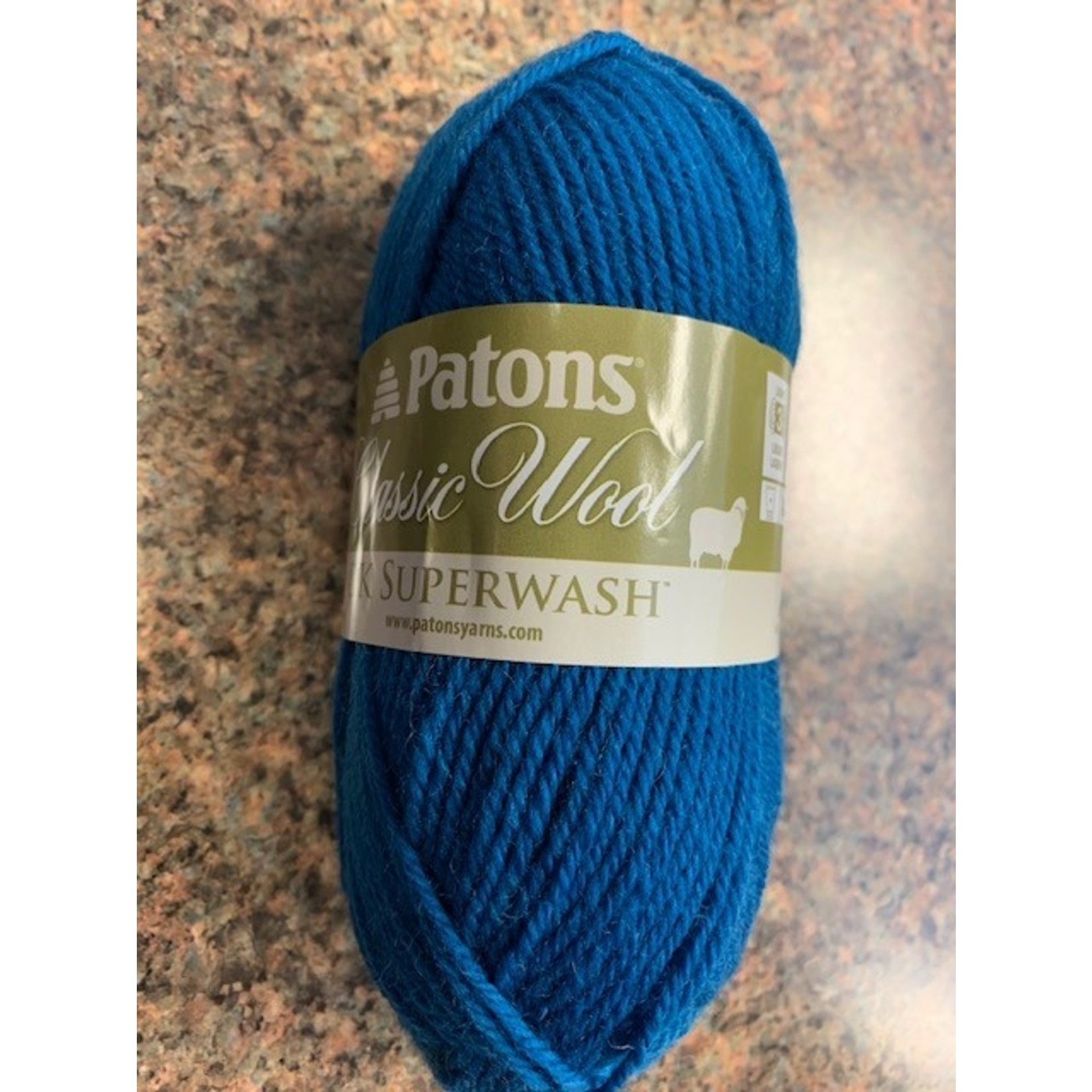 Paton Yarn, 100% Wool, DK Superwash, Mallard Teal, # 3
