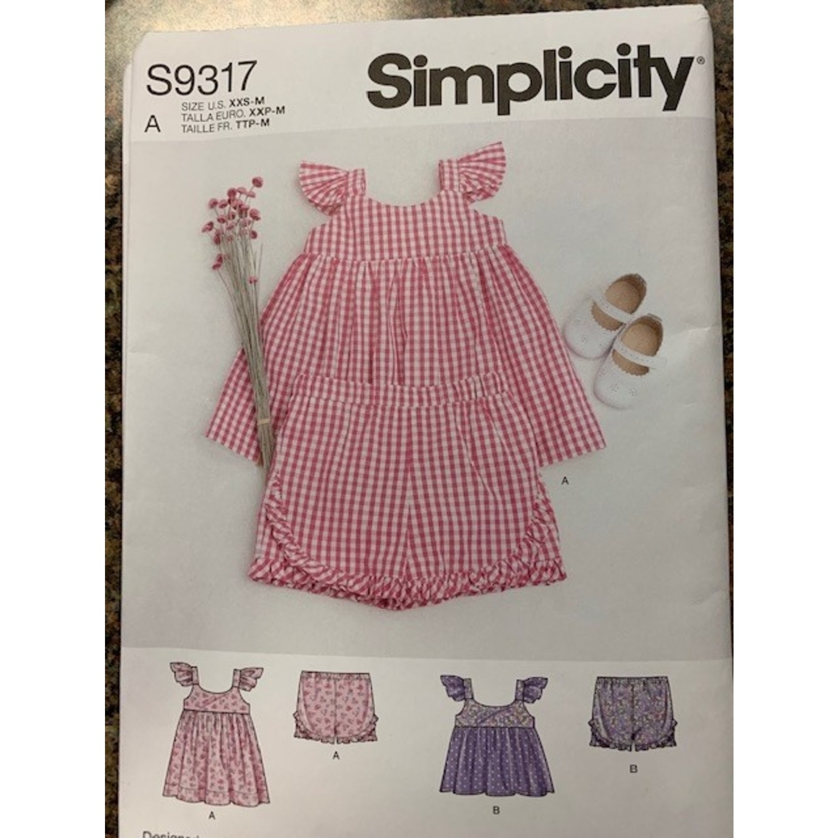 Simplicity Dress, Top, Shorts, Girls, XXS-M, # 9317