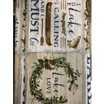 Checkers Fabric, 100% Cotton, Lakeside Patch, 45"