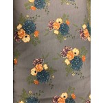 Designer Apparel Fabric,  95% Cotton/5% Spandex, Bark, 57/58