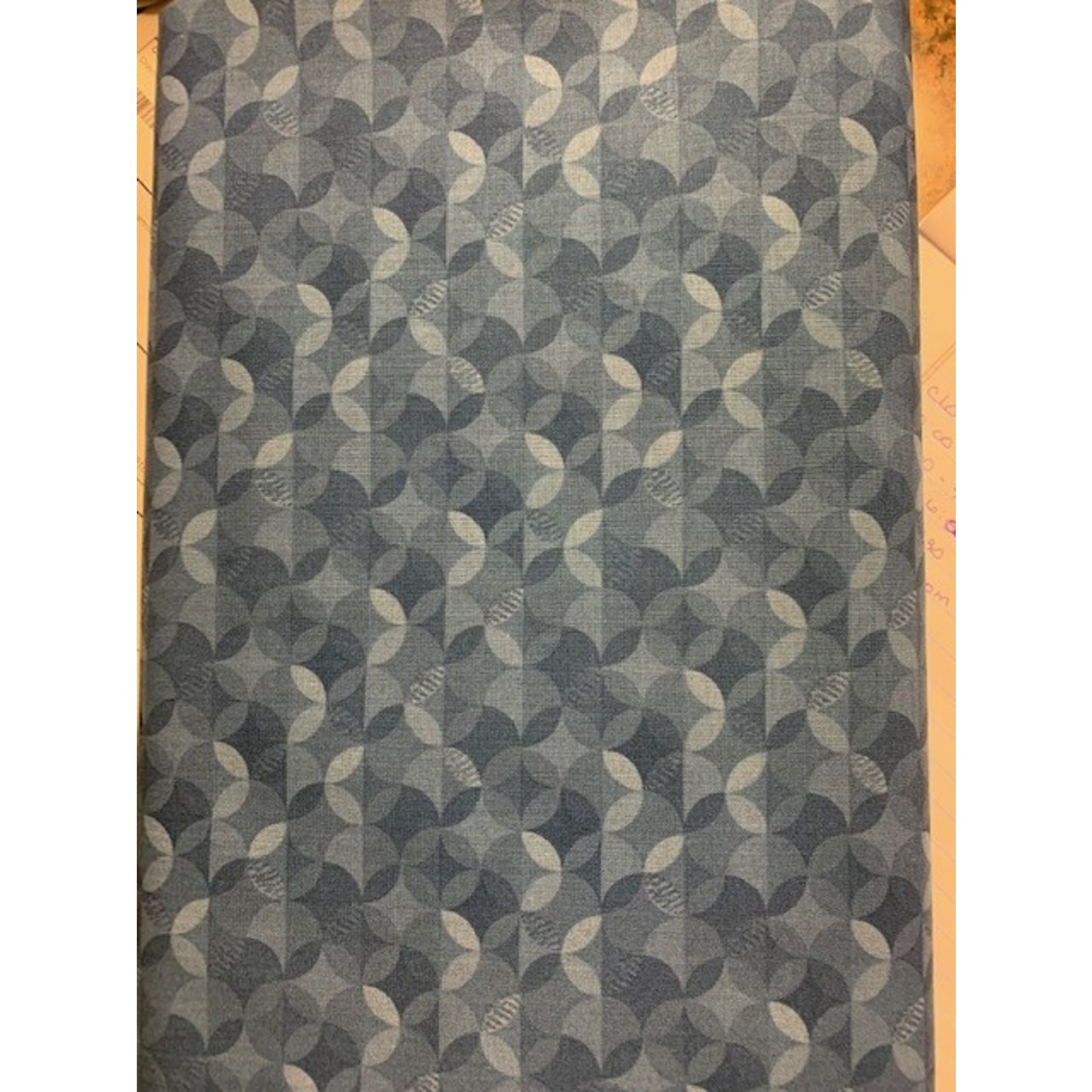 Crayola Fabric, 100% cotton, Kaleidoscope, Midnight Blue, 44"