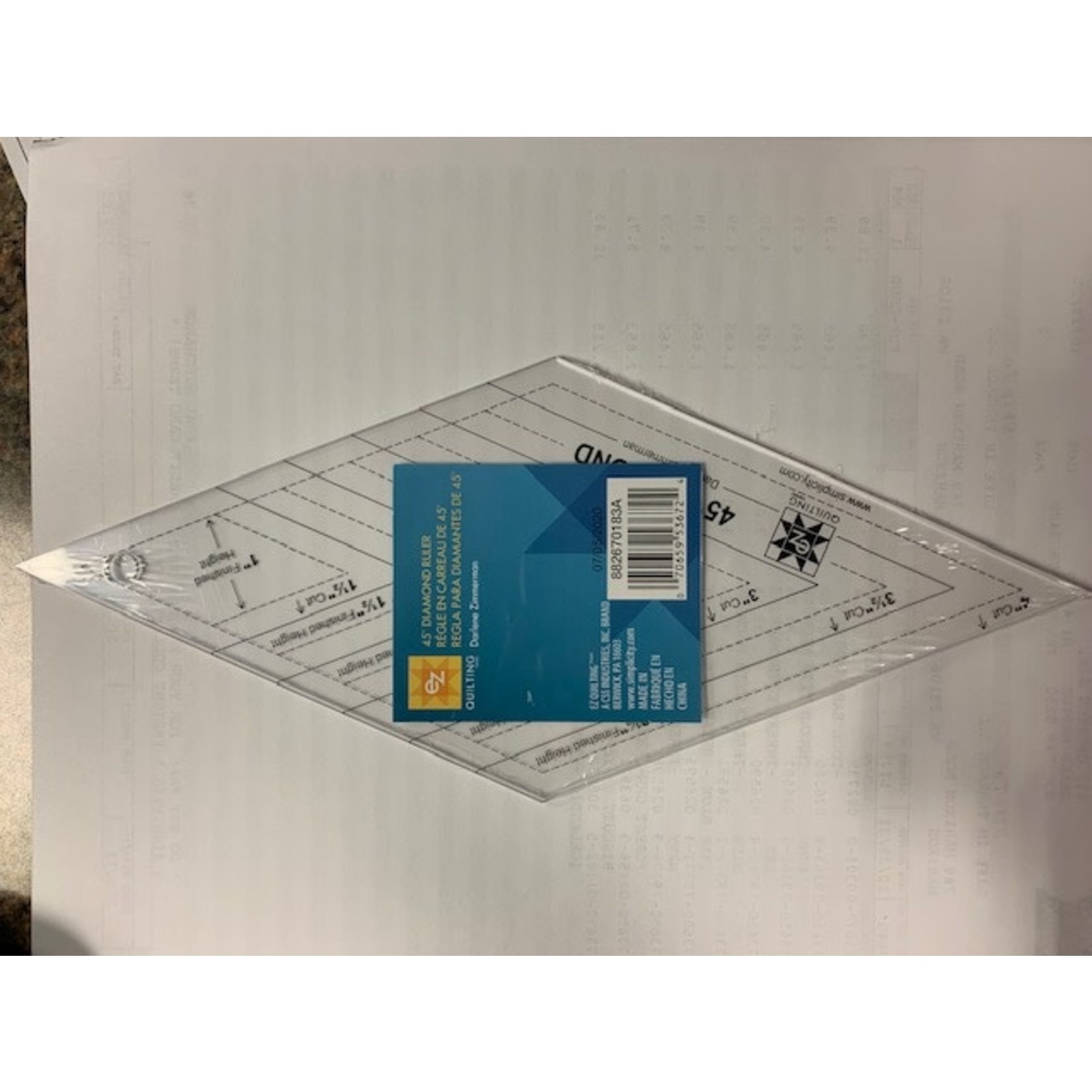 EZ Quilting Quilting Ruler, Diamond