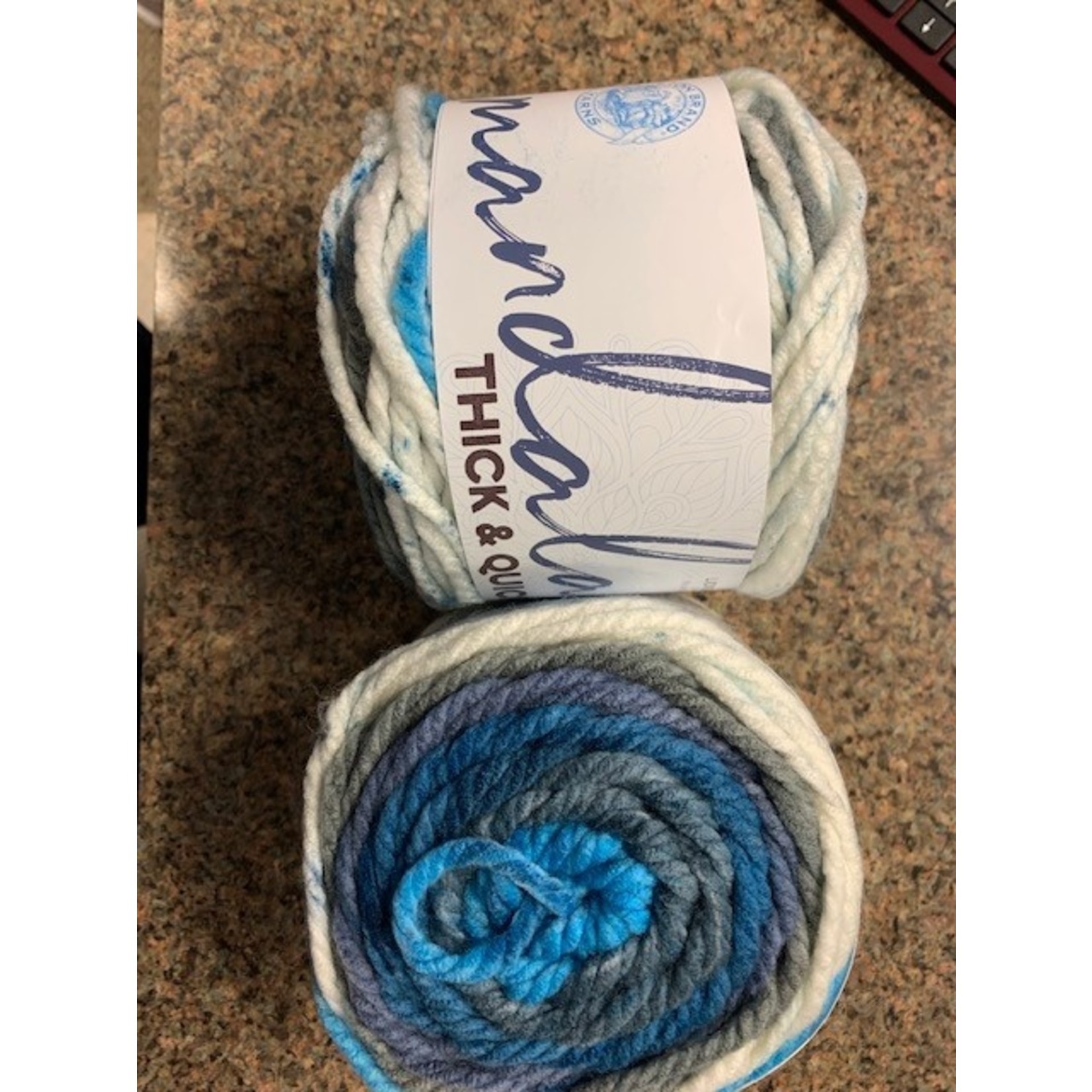 Lion Brand Yarn, # 6, Thick & Chunky, Labyrinth, 87 Yds