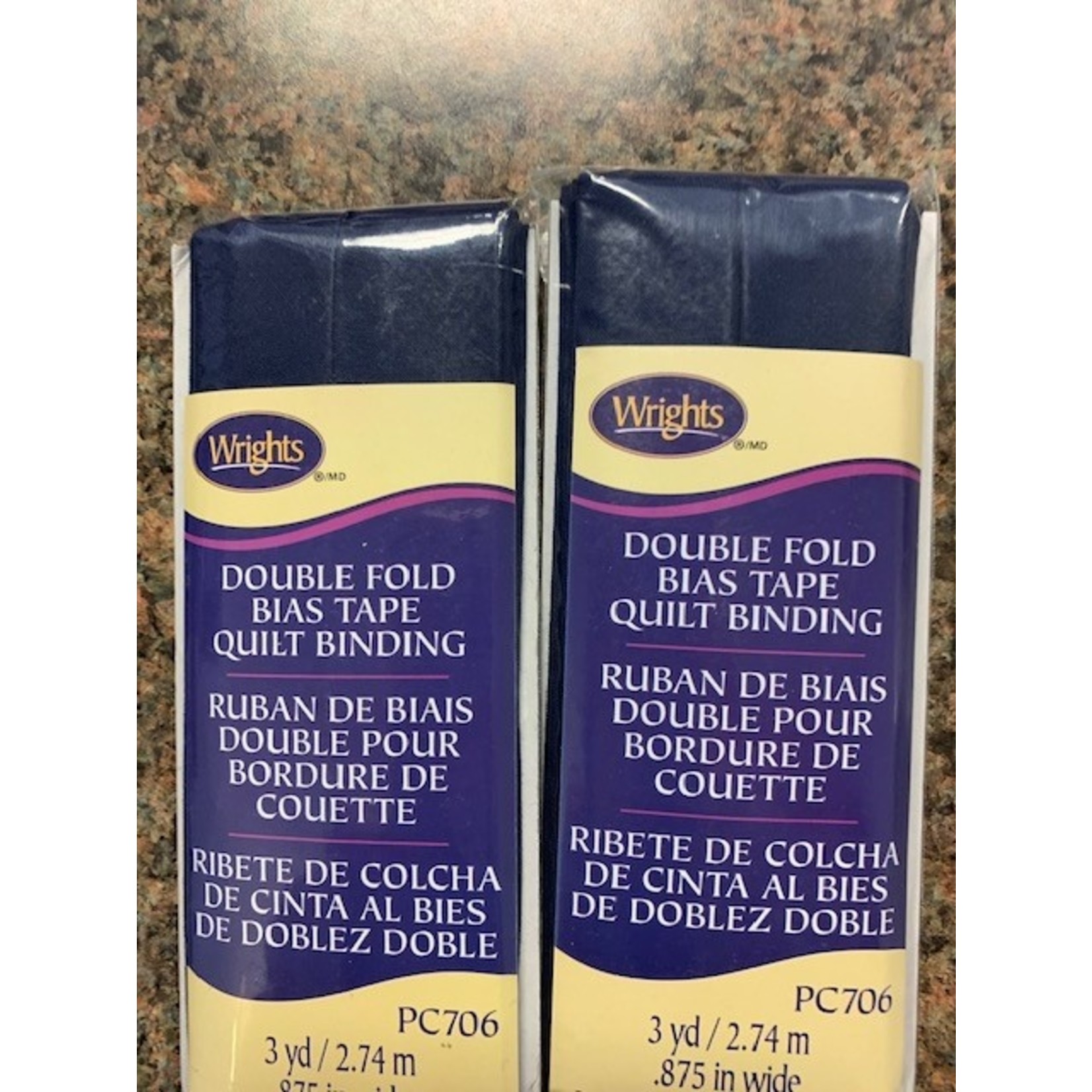 Wrights DOUBLE FOLD BINDING, 3 yd, .875" wide