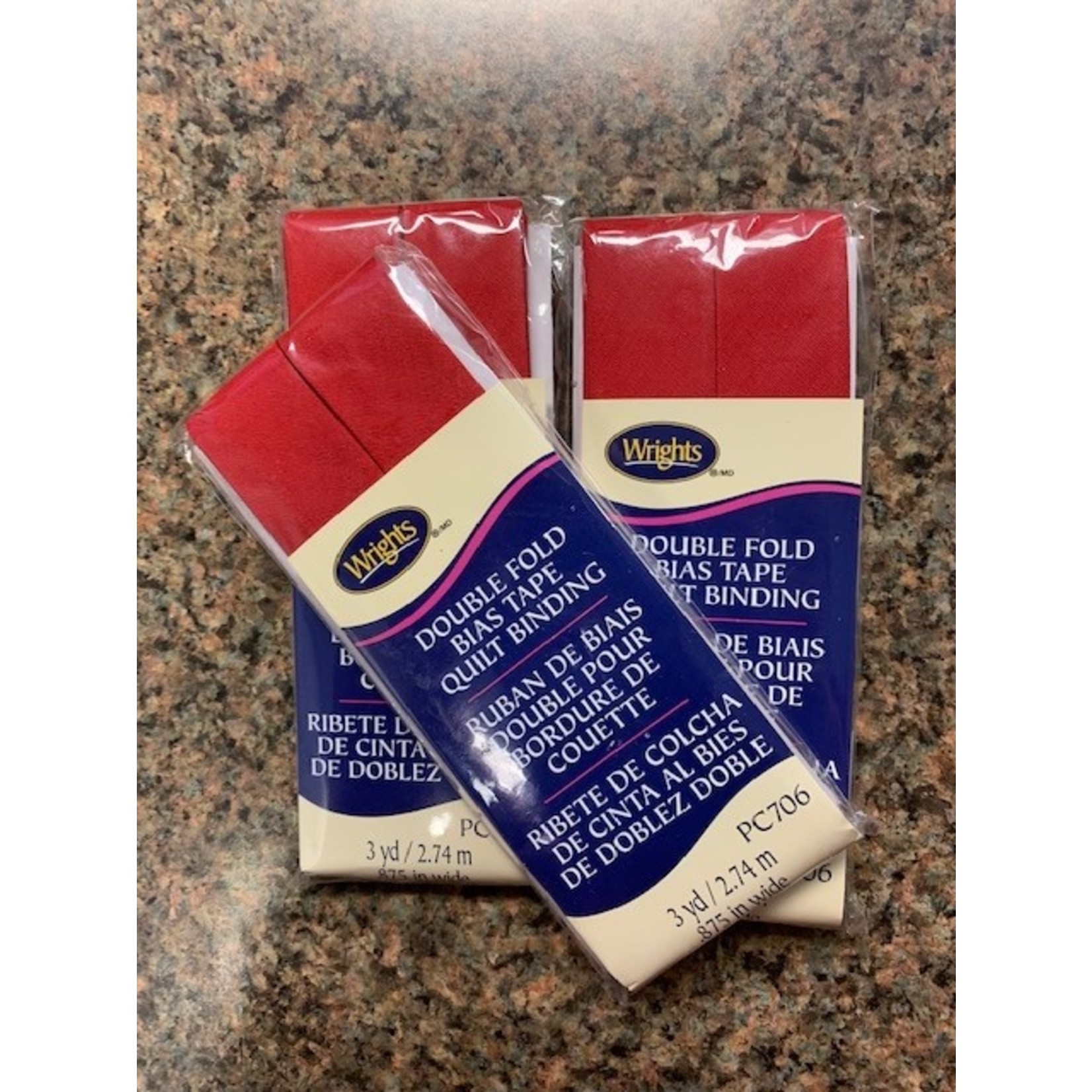 Wrights DOUBLE FOLD BINDING, 3 yd, .875" wide