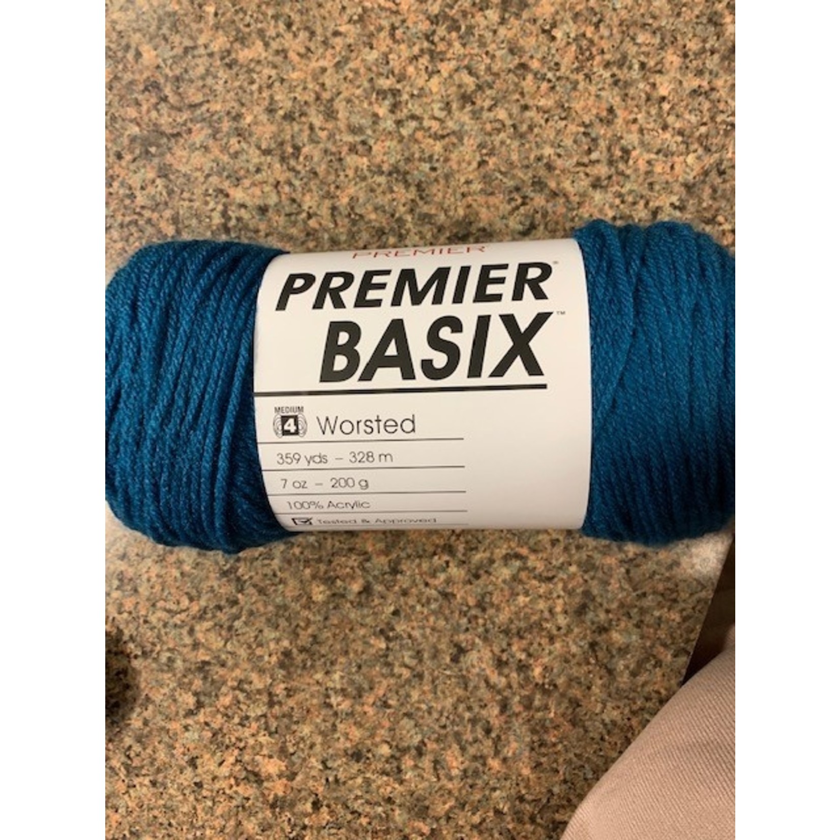 Premier Yarn, #4 worsted, 359 Yds, 100% acrylic, Peacock