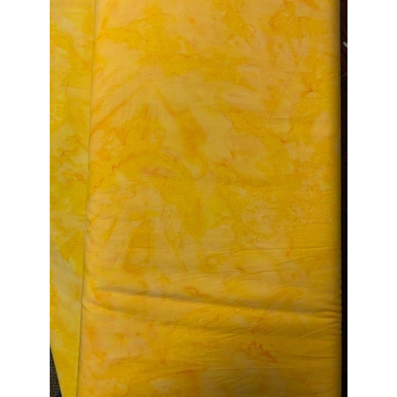 Timeless Treasures Fabric, Batik, Daffodil, 100% Cotton, 45"
