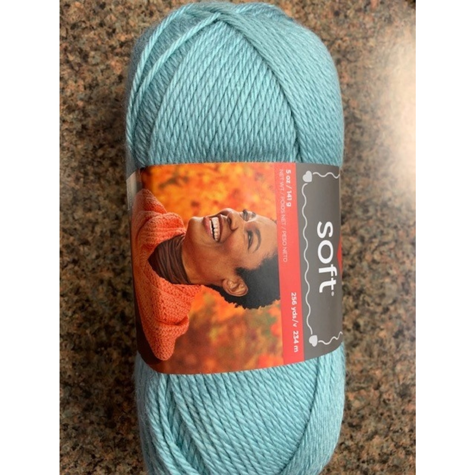 Red Heart Yarn, Seafoam, # 4, 256 yds, Acrylic