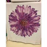 Riley Blake Fabric, 100% Cotton, Panel, Flower, Purple, It's A Crayola World