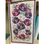 Wilmington Prints Fabric Panels, 100% Cotton, "Violetta"