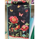 Wilmington Prints Fabric, Panel, 100% Cotton, Floral, "Pink Garden"