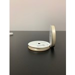 Offray Ribbon, Single Faced Satin, Antique White, 3/8" wide, 18 Ft.