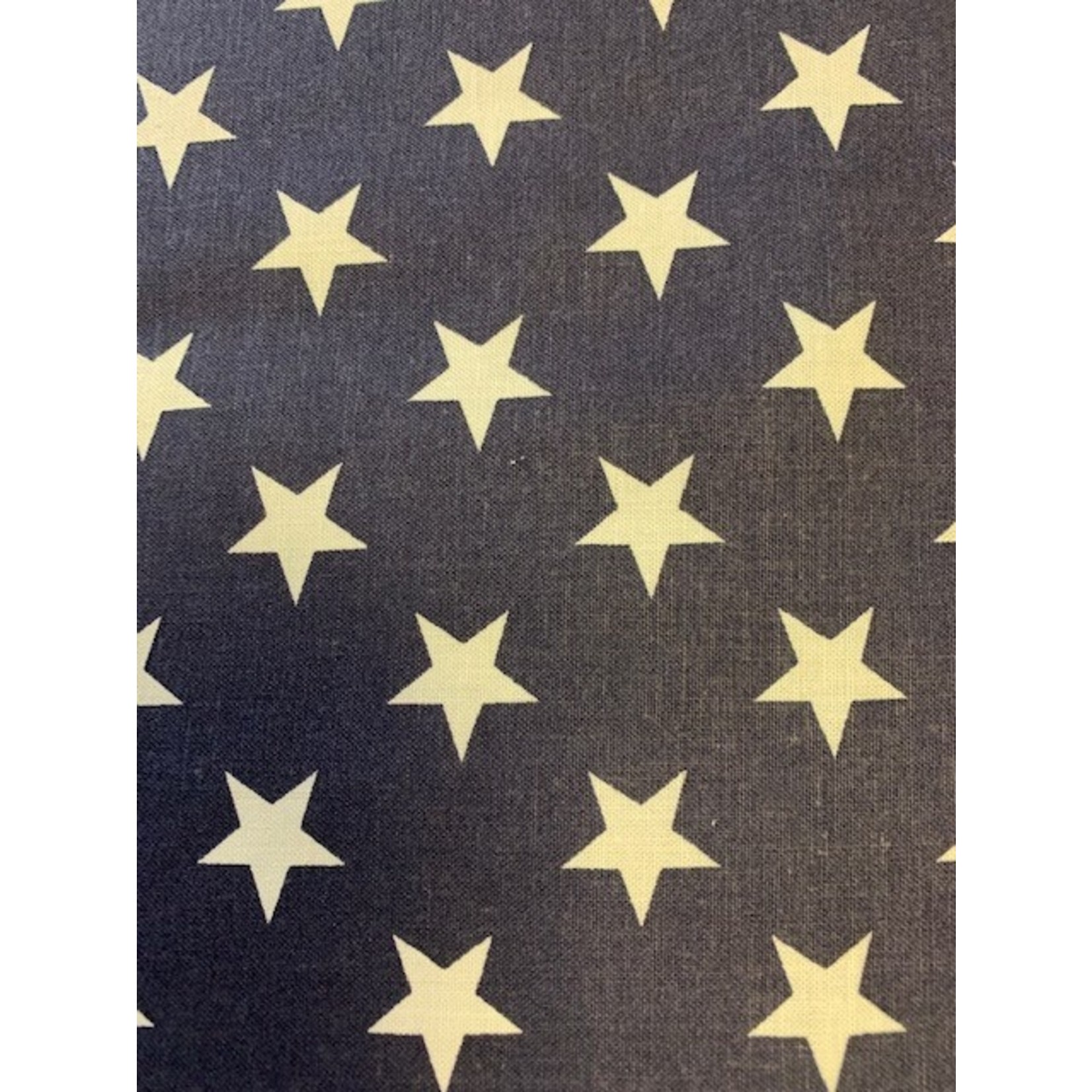 MDG- Marshall Dry Goods Fabric, Patriotic, 100% Cotton,  45", White Starts on Navy