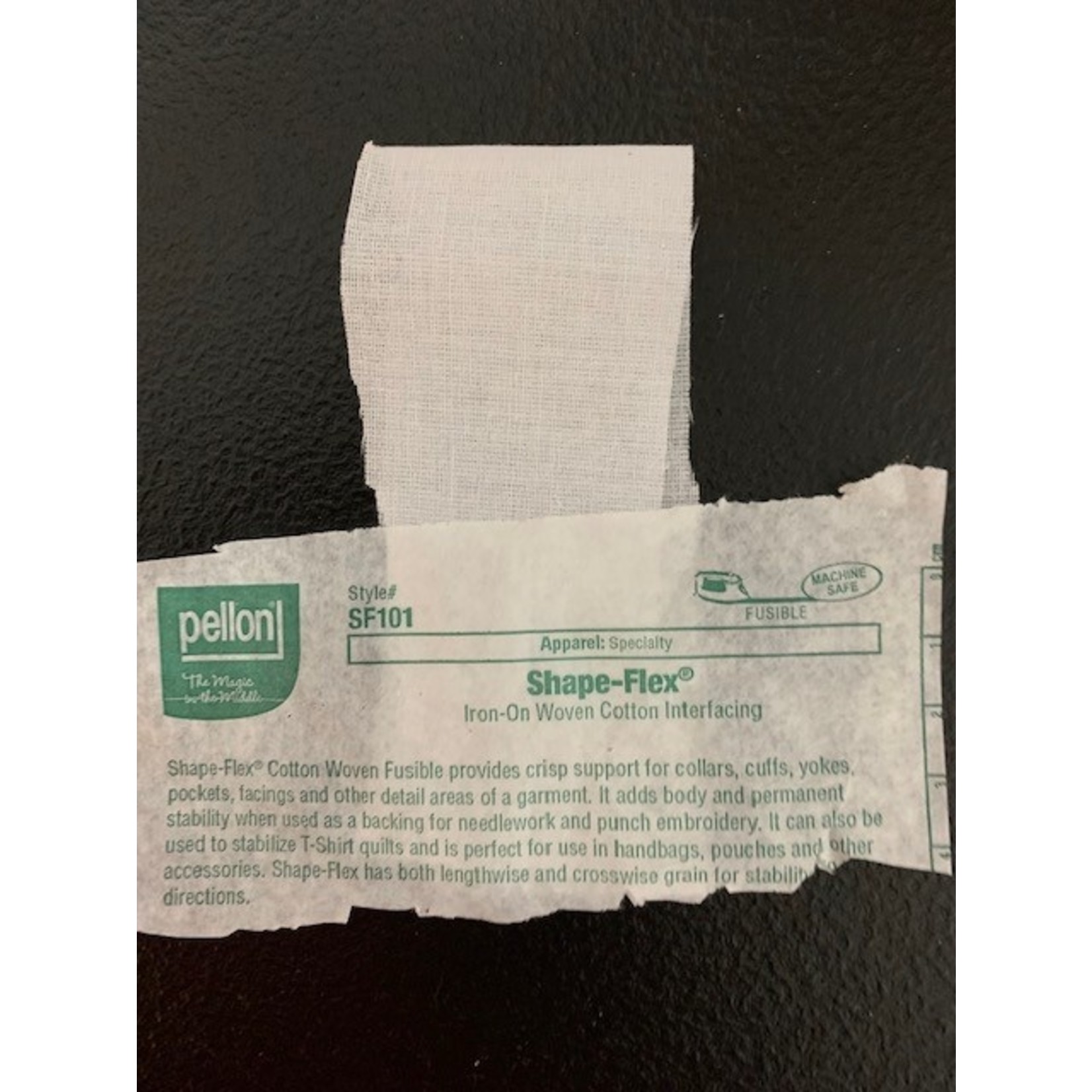 Pellon Interfacing, Pellon SF-101, Shape-Flex, Iron On, 60"