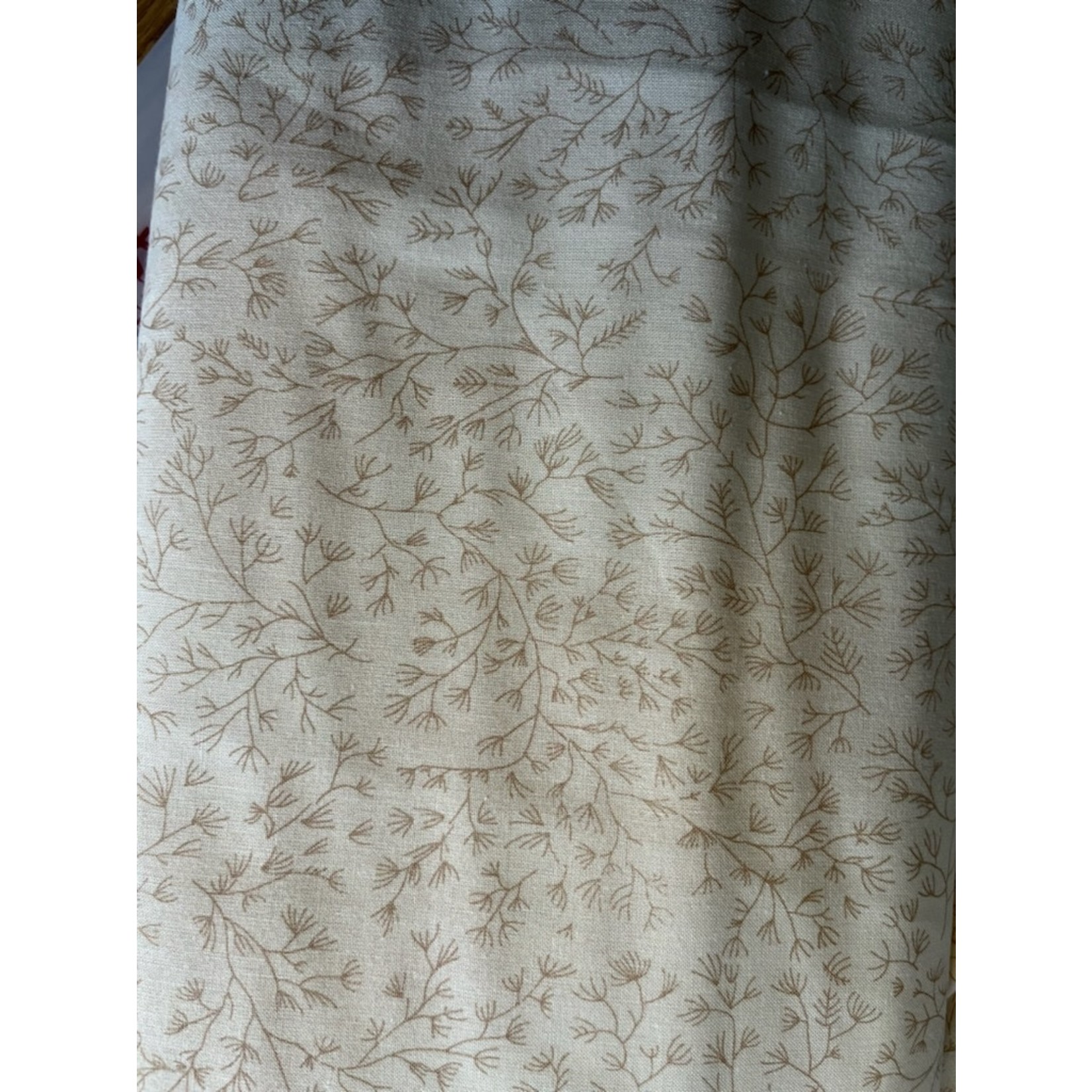 West trade Fabric, Wide Backing, 62" wide, Woodland Cream