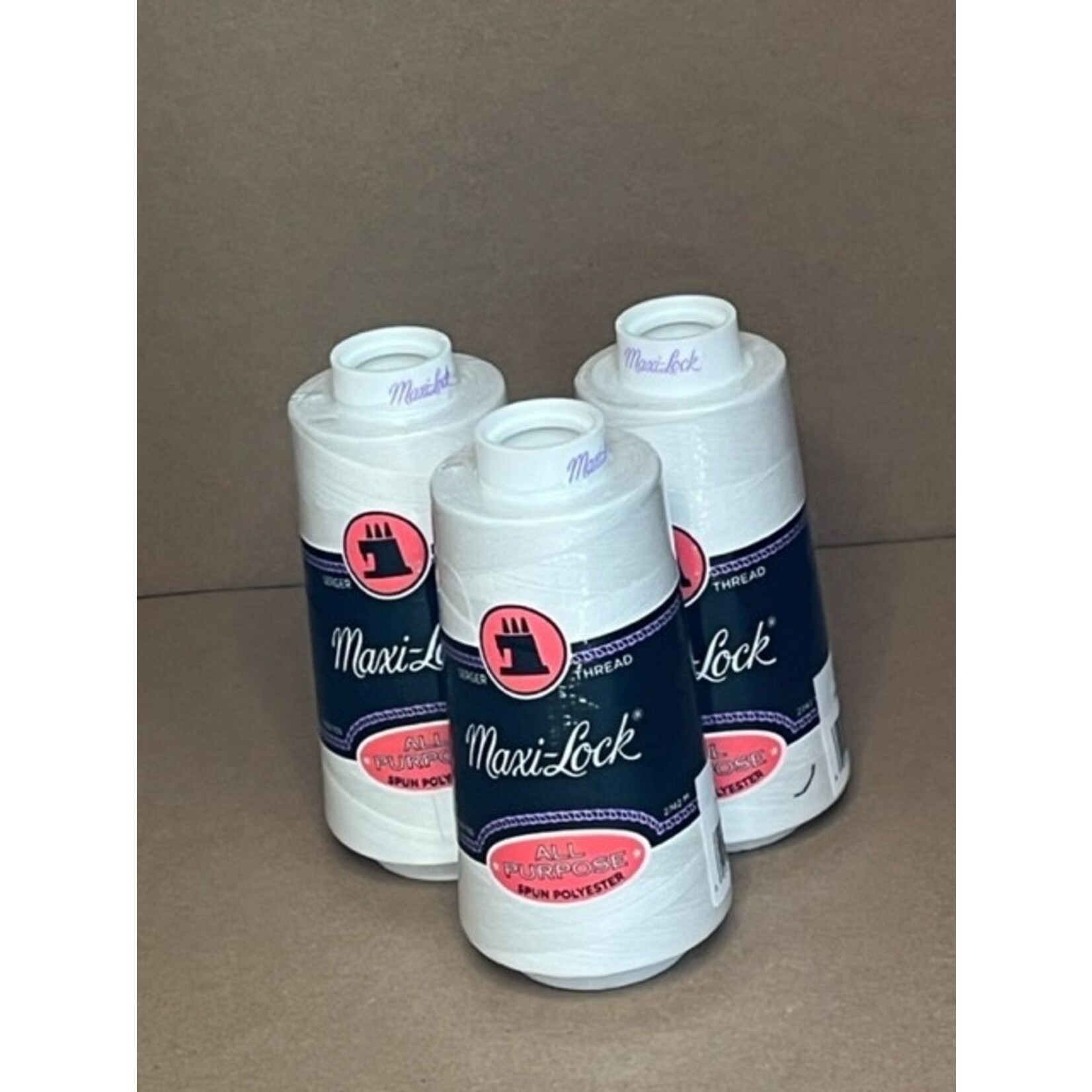 Maxi-Lock Thread, Serger,  3000 Yd, White