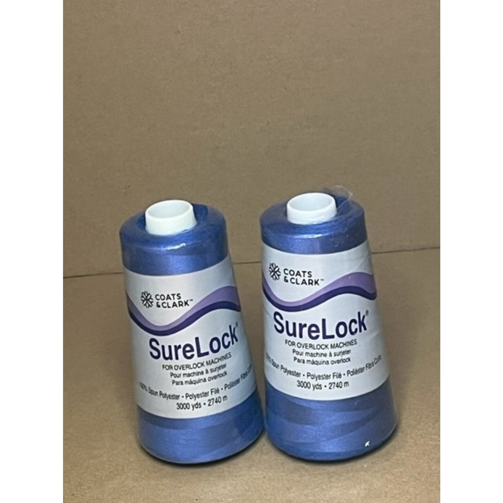 Coats & Clark- Serger Thread, Serger, 3000 yd Cone,  Brite Blue