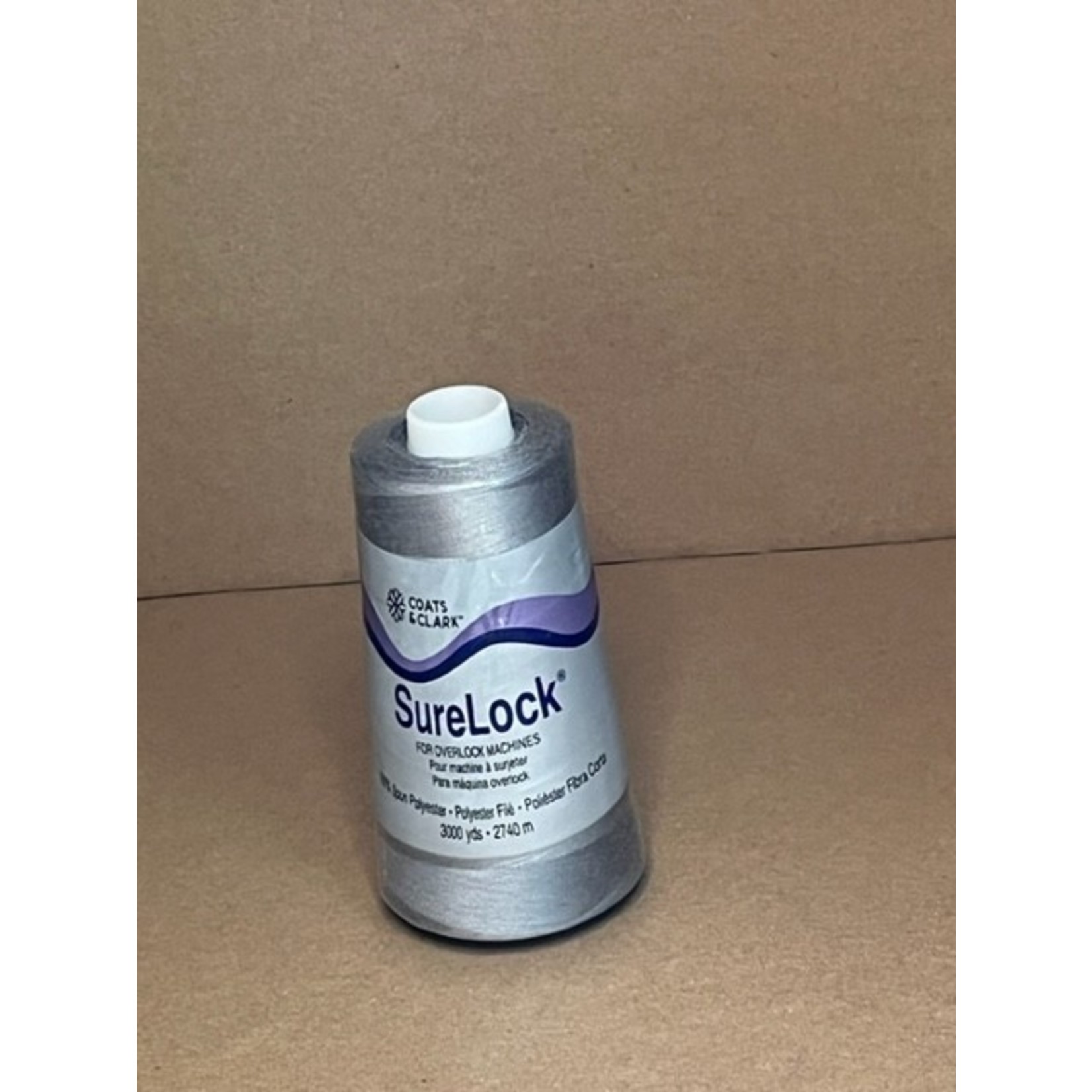 Coats & Clark- Serger Thread, Serger, 3000 Yd. Cone, Nickel