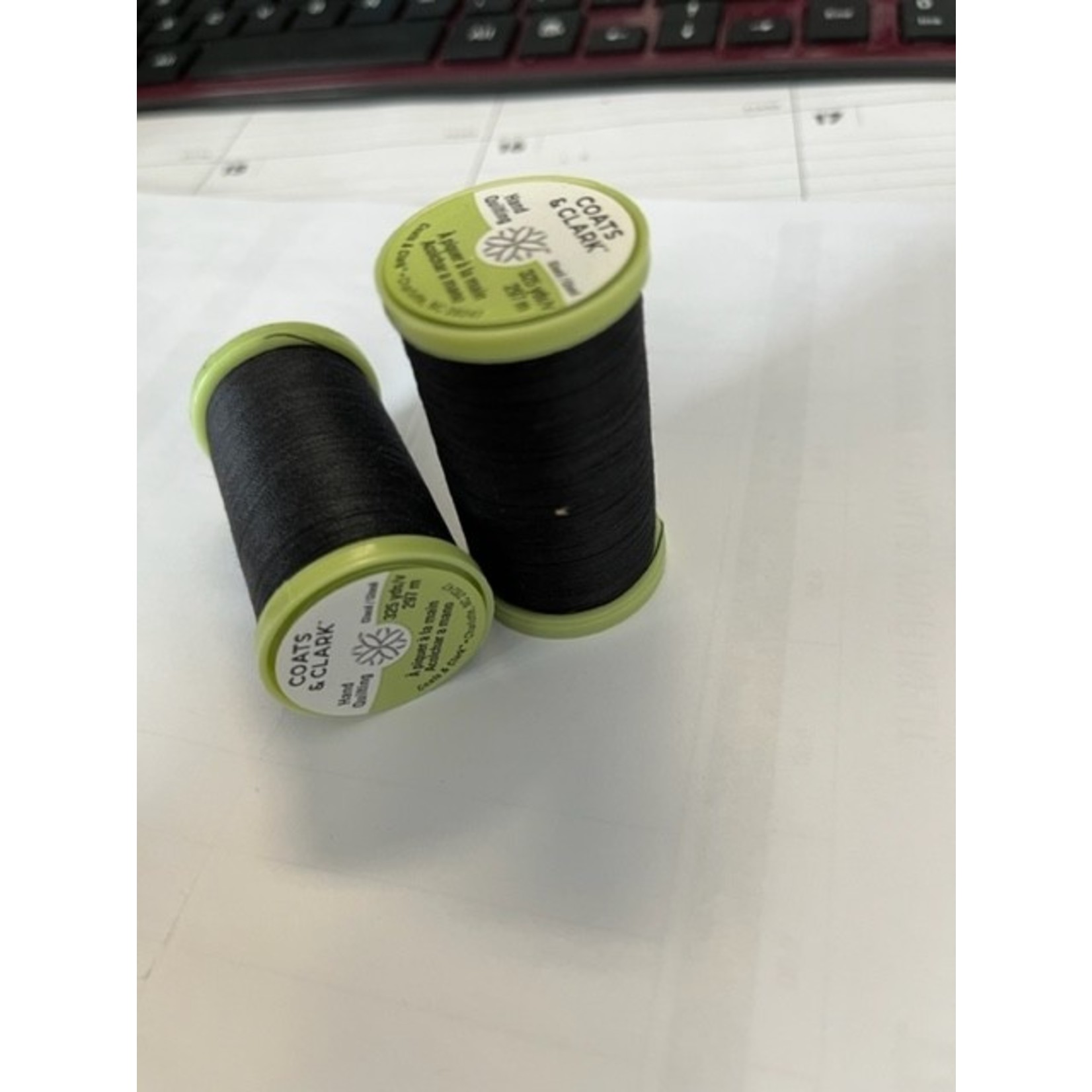 Coats and Clark Thread, Quilting, 325 Yd Spool, Black