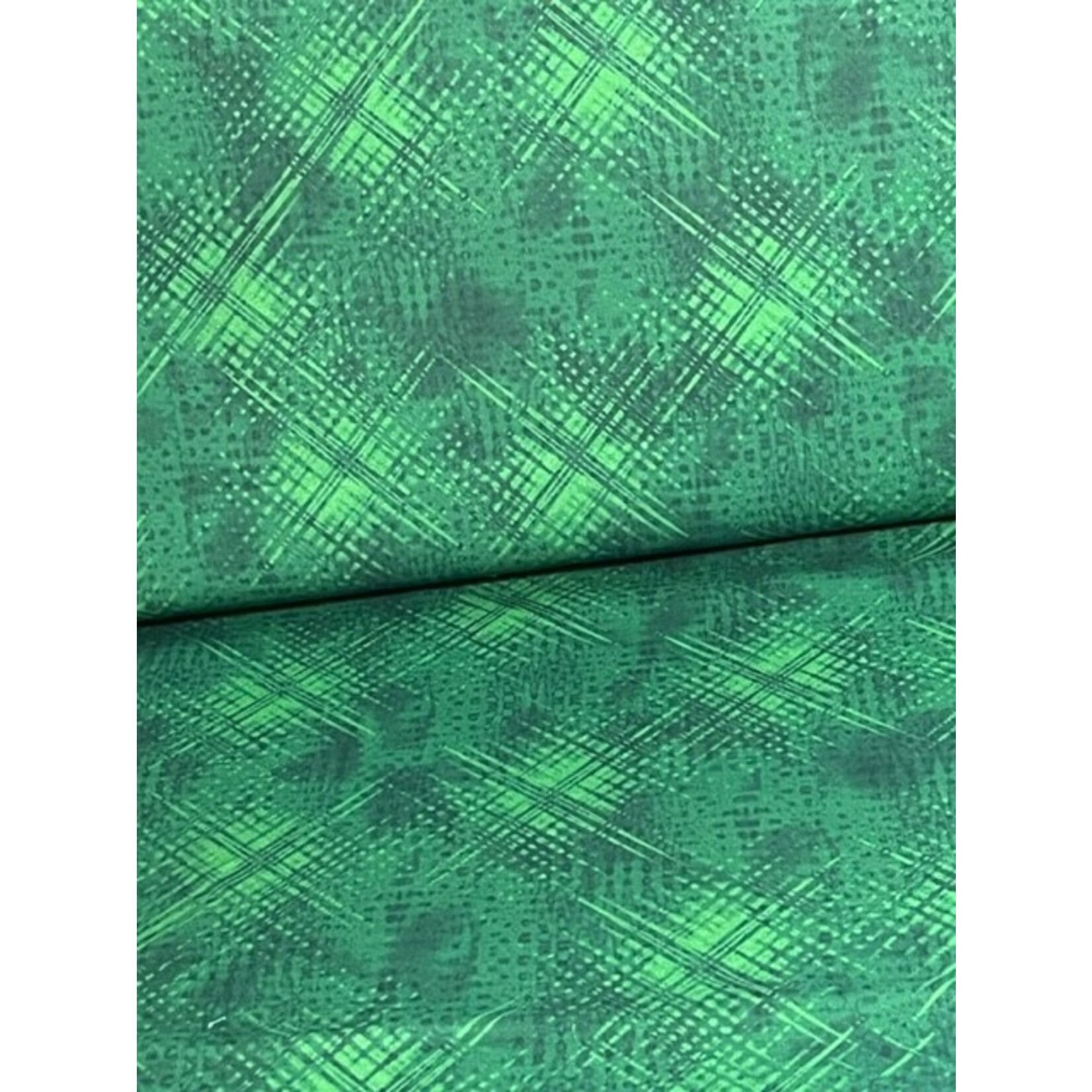 Quilting Treasures Fabric, Green, Vertex, 100% Cotton, 44 in- short bolt