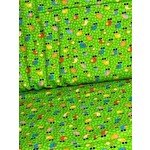 Quilting Treasures Fabric, Quilting, Apparel, 100% Cotton, 44 in,  Green, Snails
