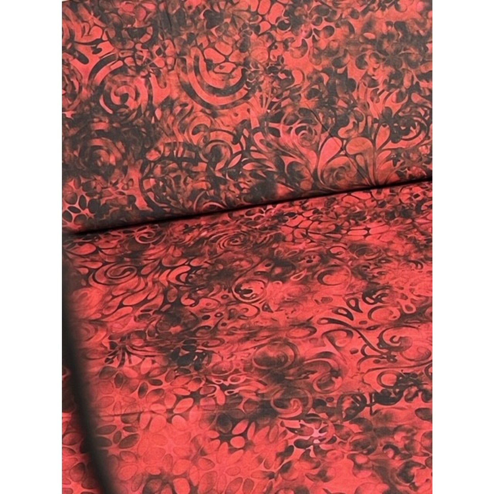 Quilting Treasures Fabric, 108" Wide Back, Red/Black, 100% Cotton, Quilting, Apparel