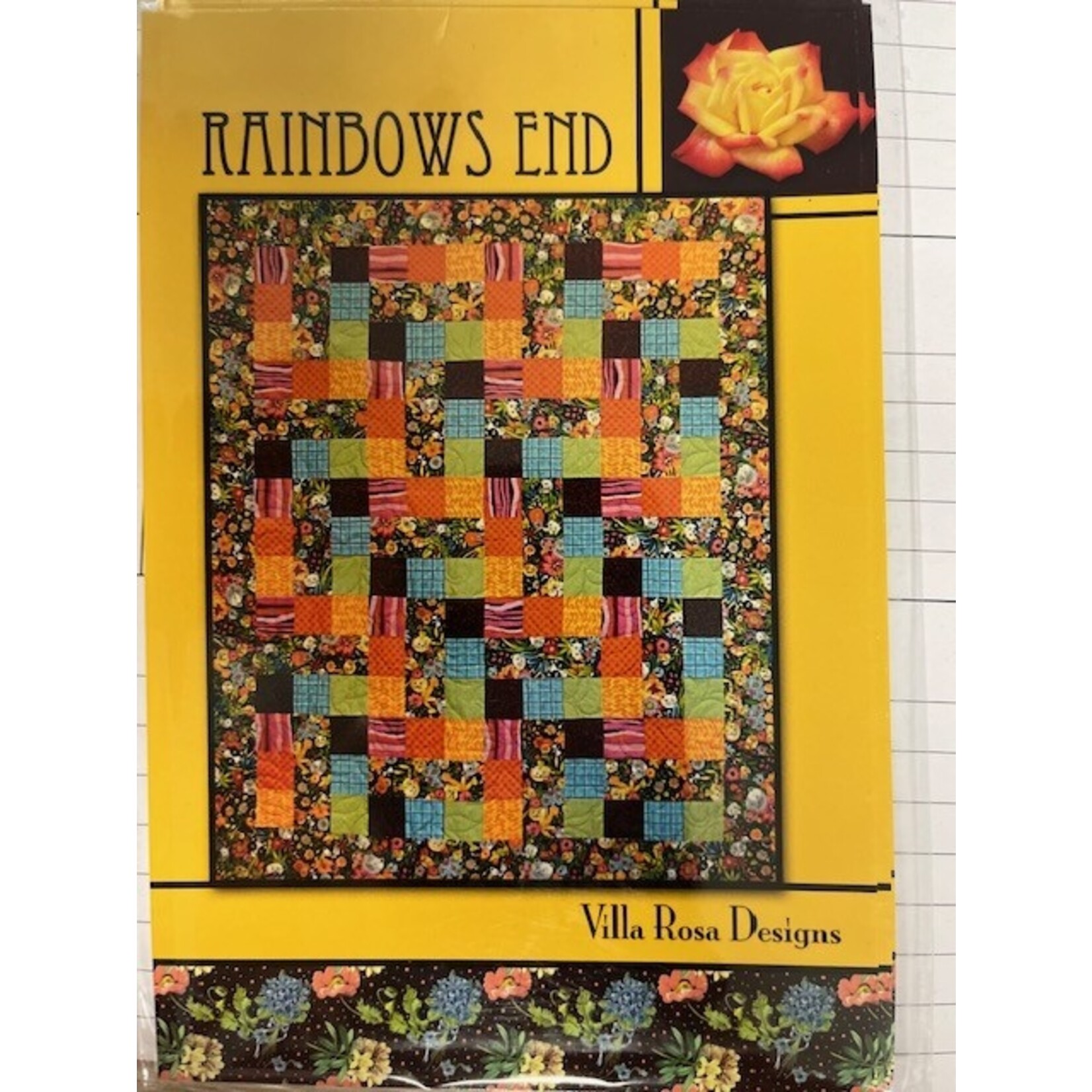 Villa Rosa Designs Pattern,  Quilting, " Rainbows End"