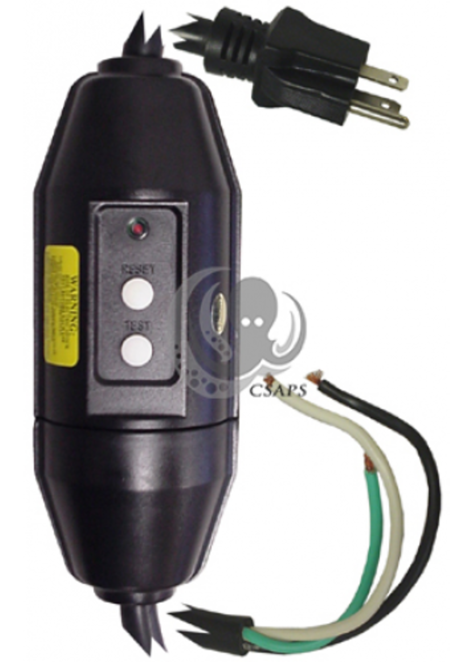 GFCI Plug, 15A with 15' Cord