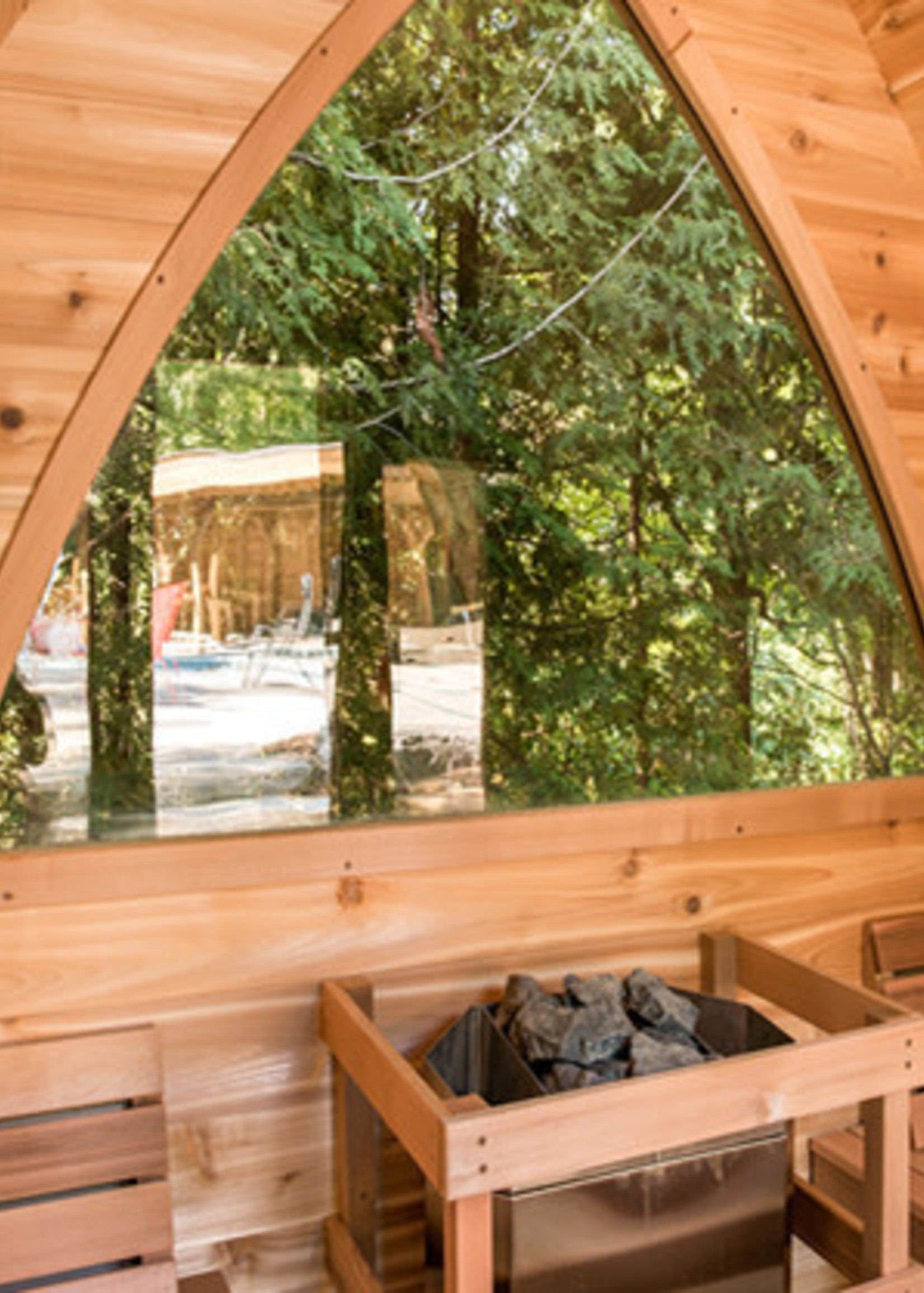 Leisure Craft POD Sauna Pod Shaped Window