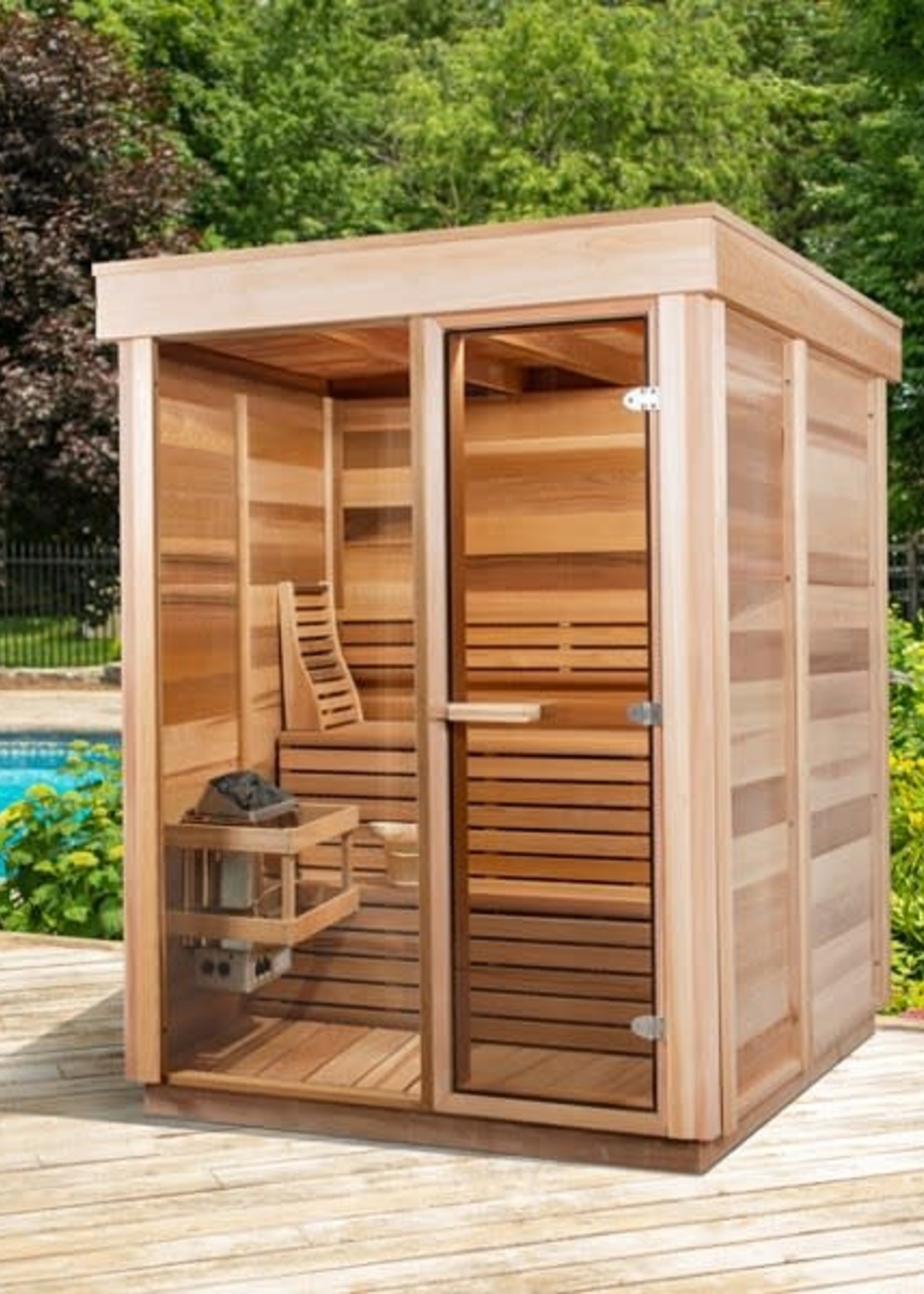 Leisure Craft Pure Cube Outdoor Sauna CU550