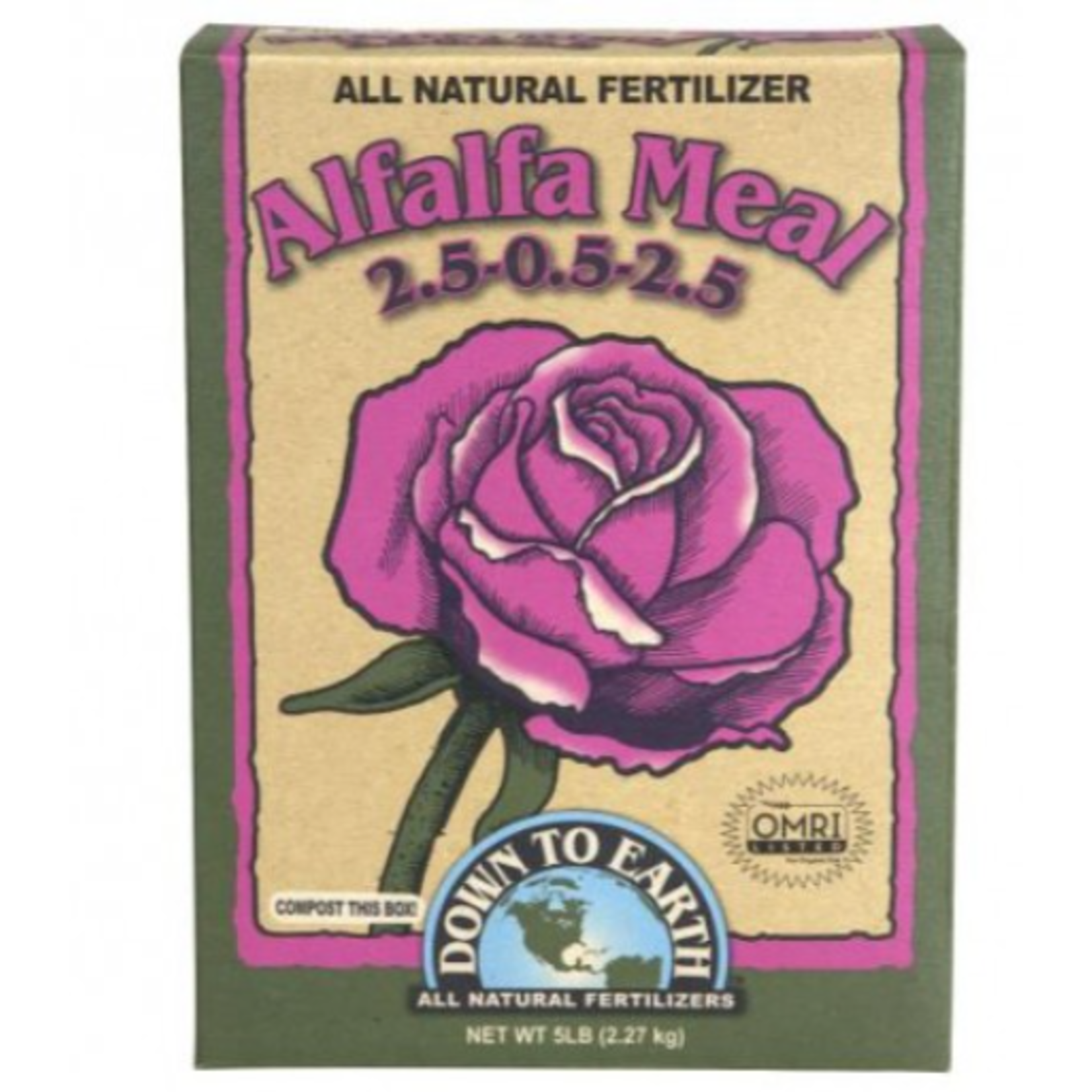 Down To Earth Alfalfa Meal 4LB