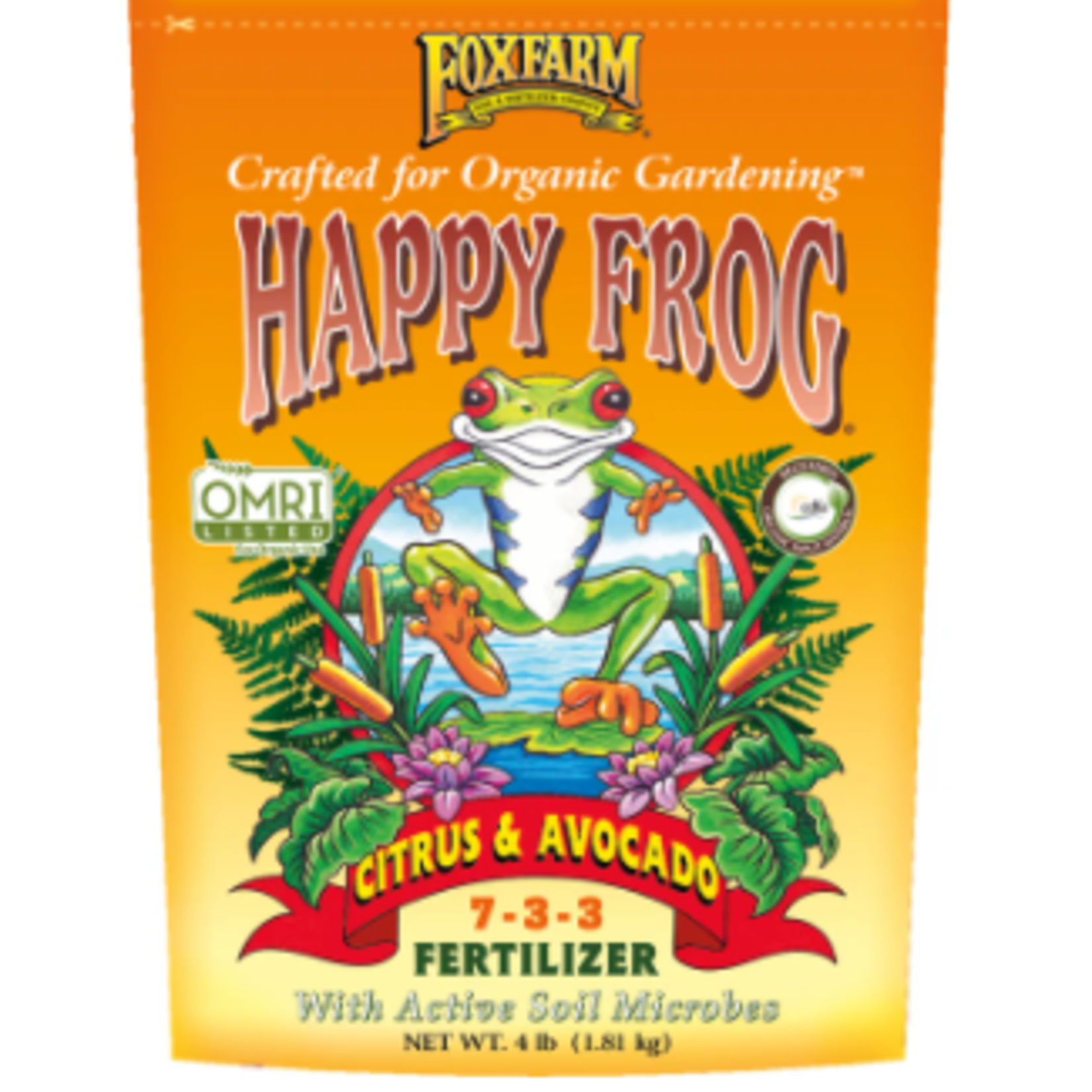 FoxFarm FoxFarm Happy Frog® Citrus & Avocado Fertilizer, 4 lb bag