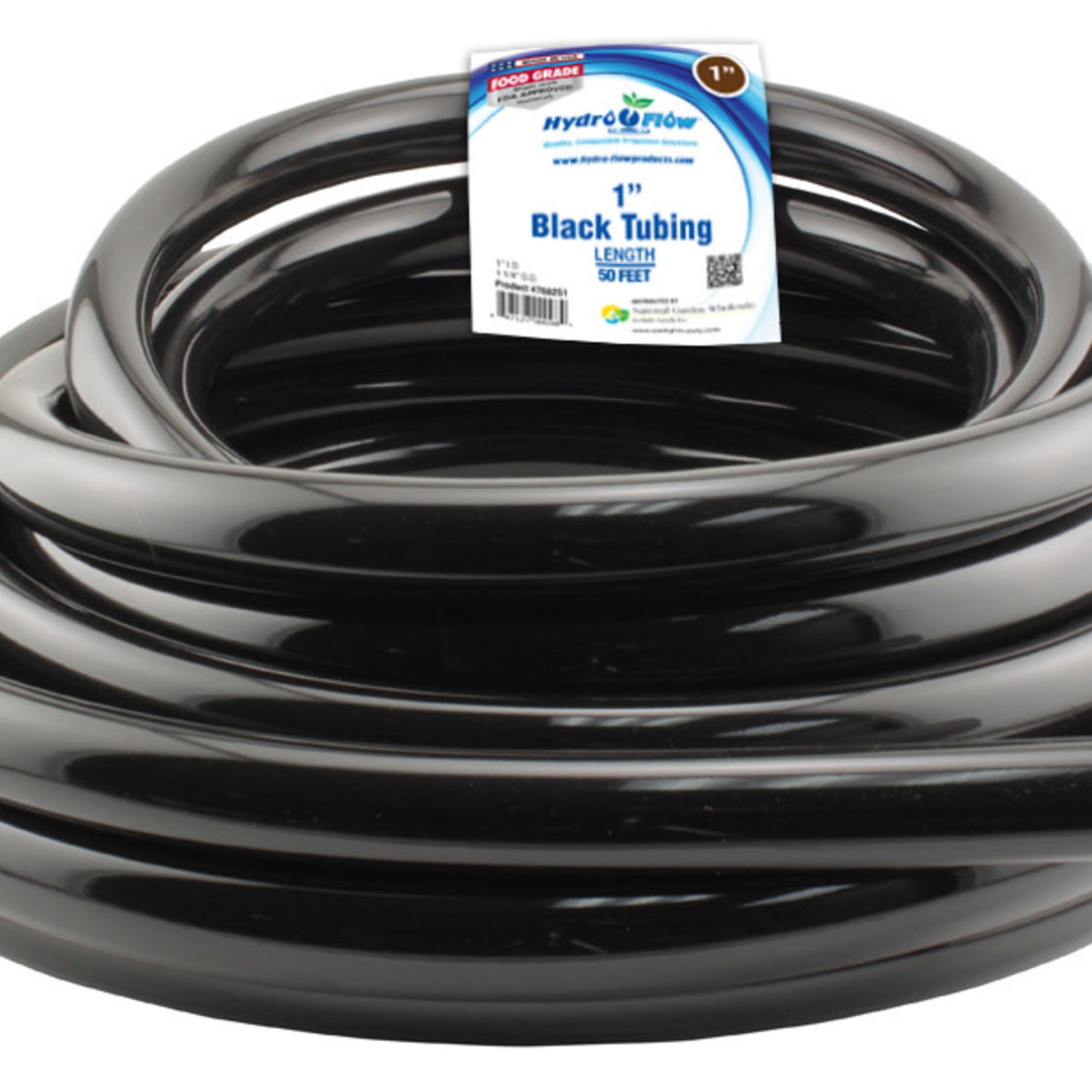 Hydro Flow Hydro Flow Vinyl Tubing Black 1 in ID - 1.25 in OD 50 ft Roll
