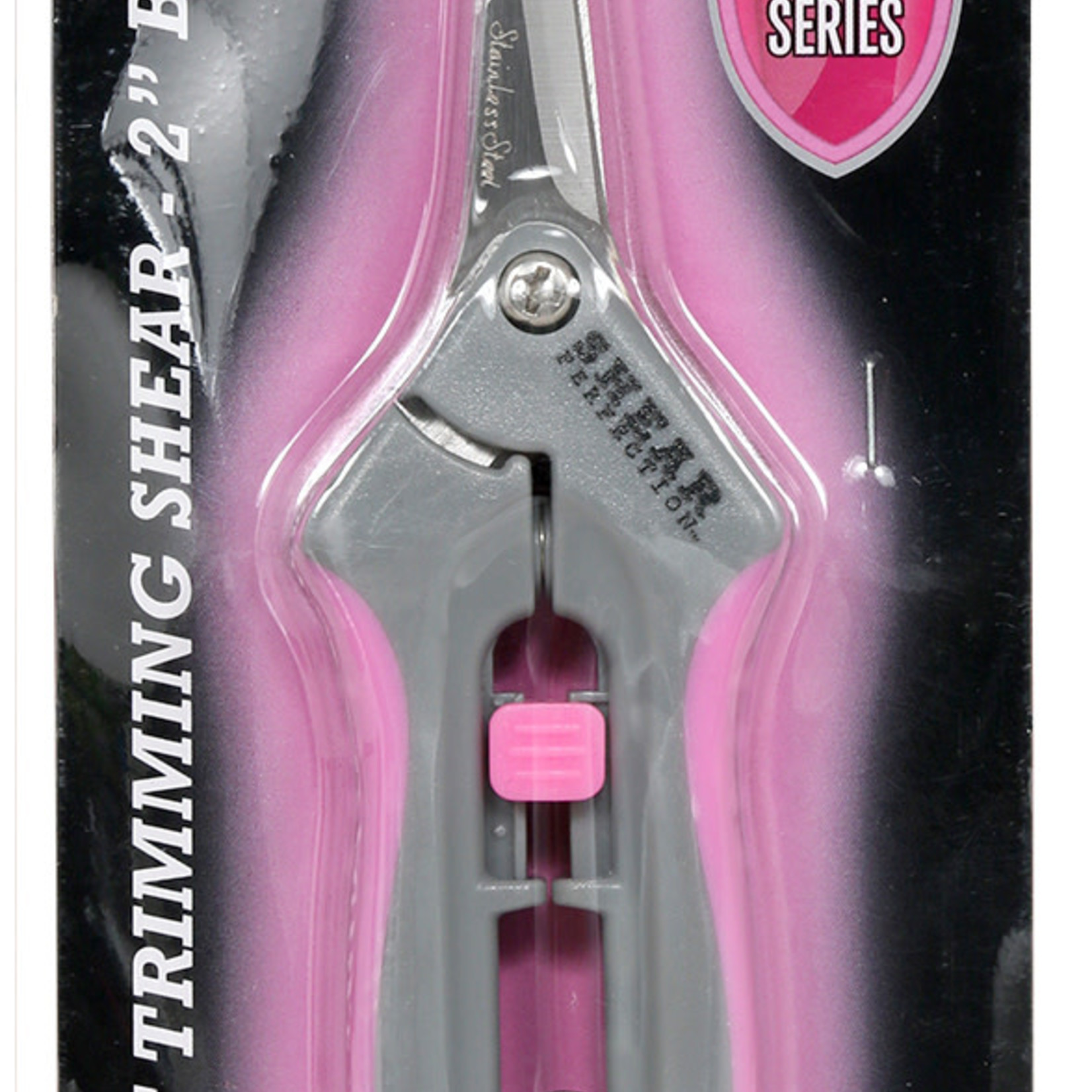 Shear Perfection Shear Perfection Pink Platinum Stainless Trimming Shear - 2 in Straight Blades