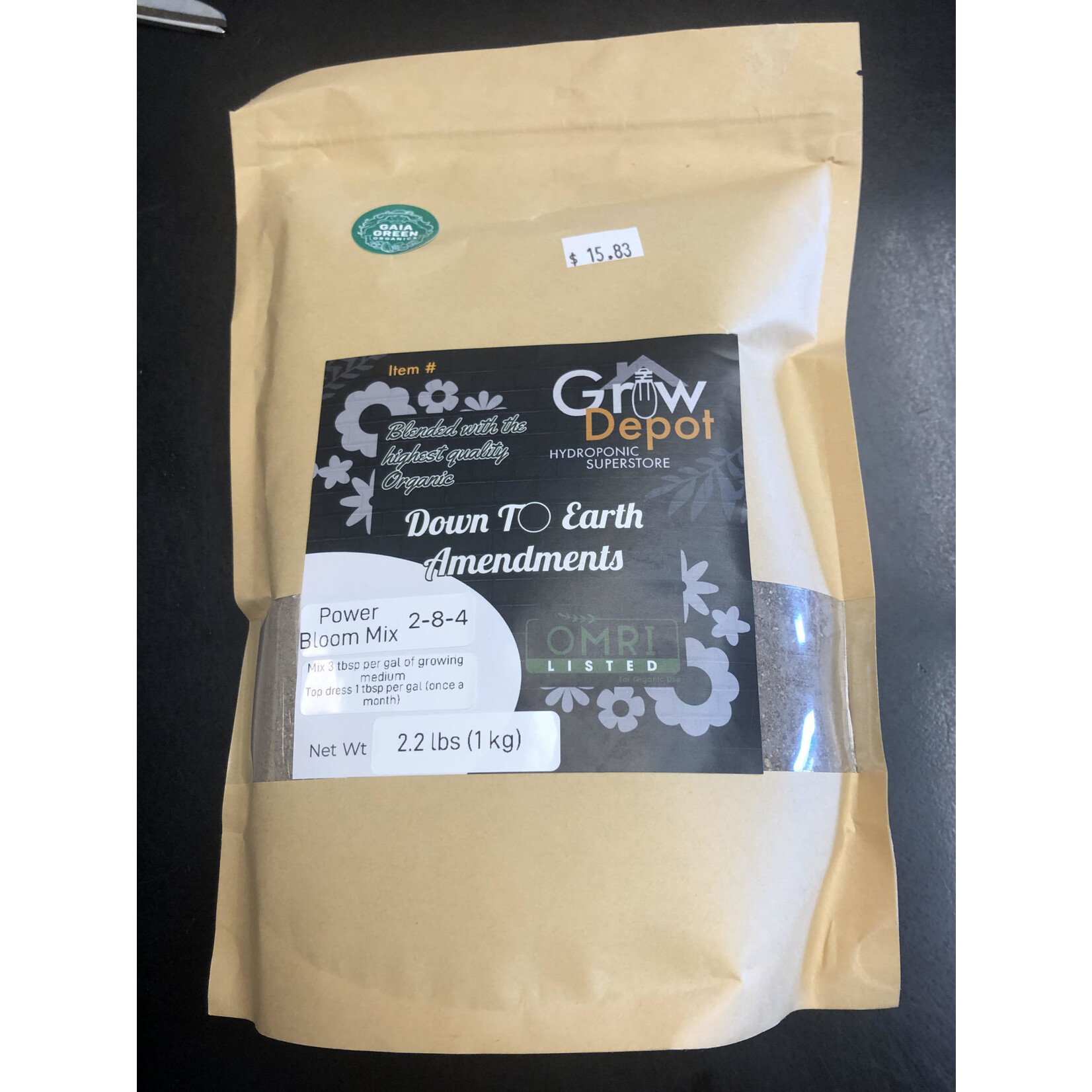 Gaia Green GD Gaia Green Power Bloom Mix 2-8-4  2.2 lbs