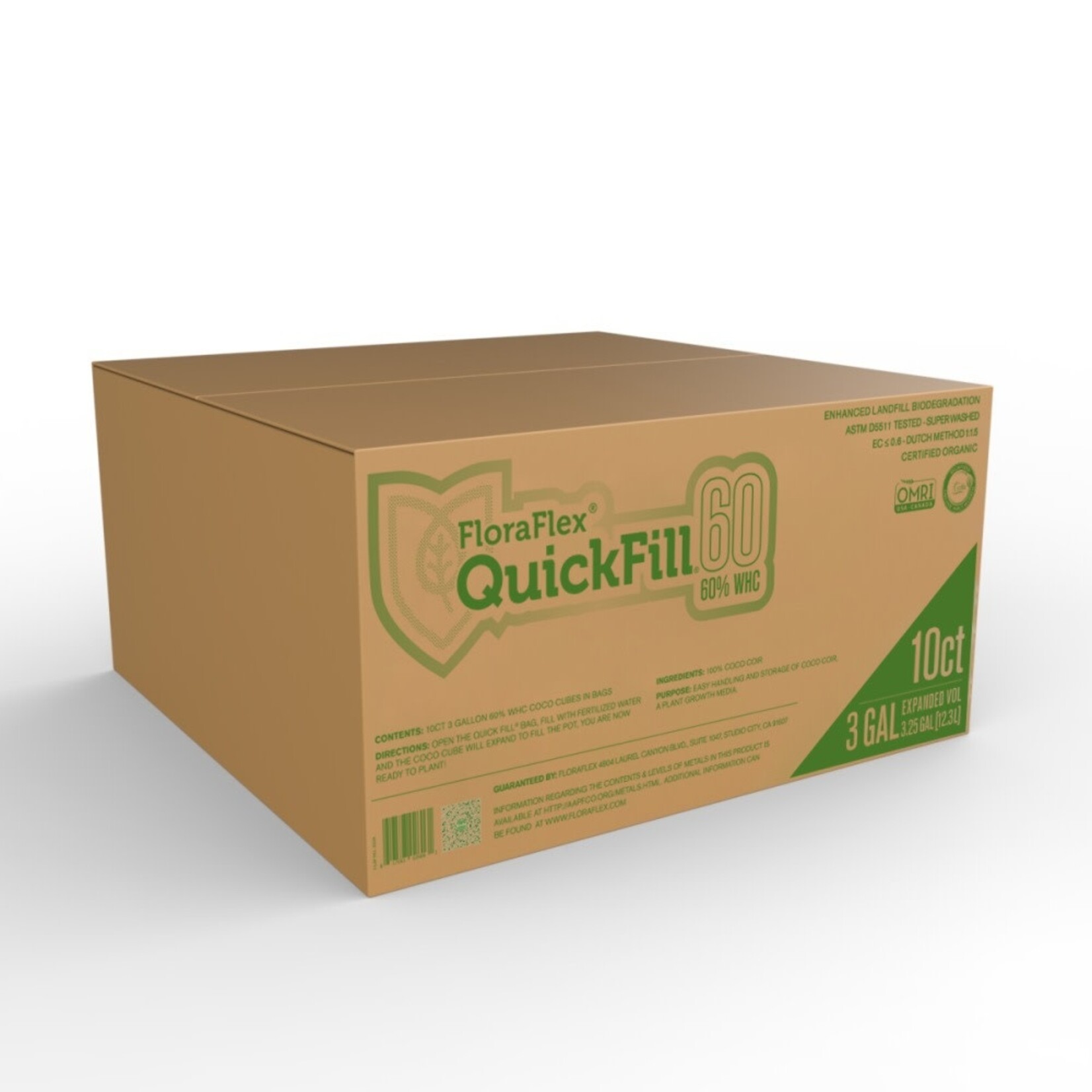 Flora Flex Flora Flex 3 Gal QuickFill™ 60 WHC Expandable Organic