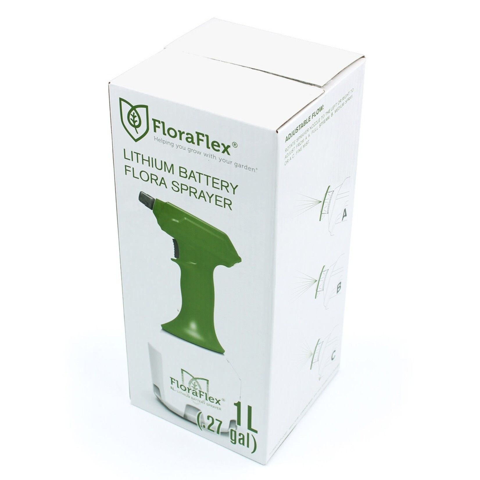 Flora Flex 1L Battery Powered Handheld Sprayer | USB Rechargeable | Adjustable Spray Nozzle