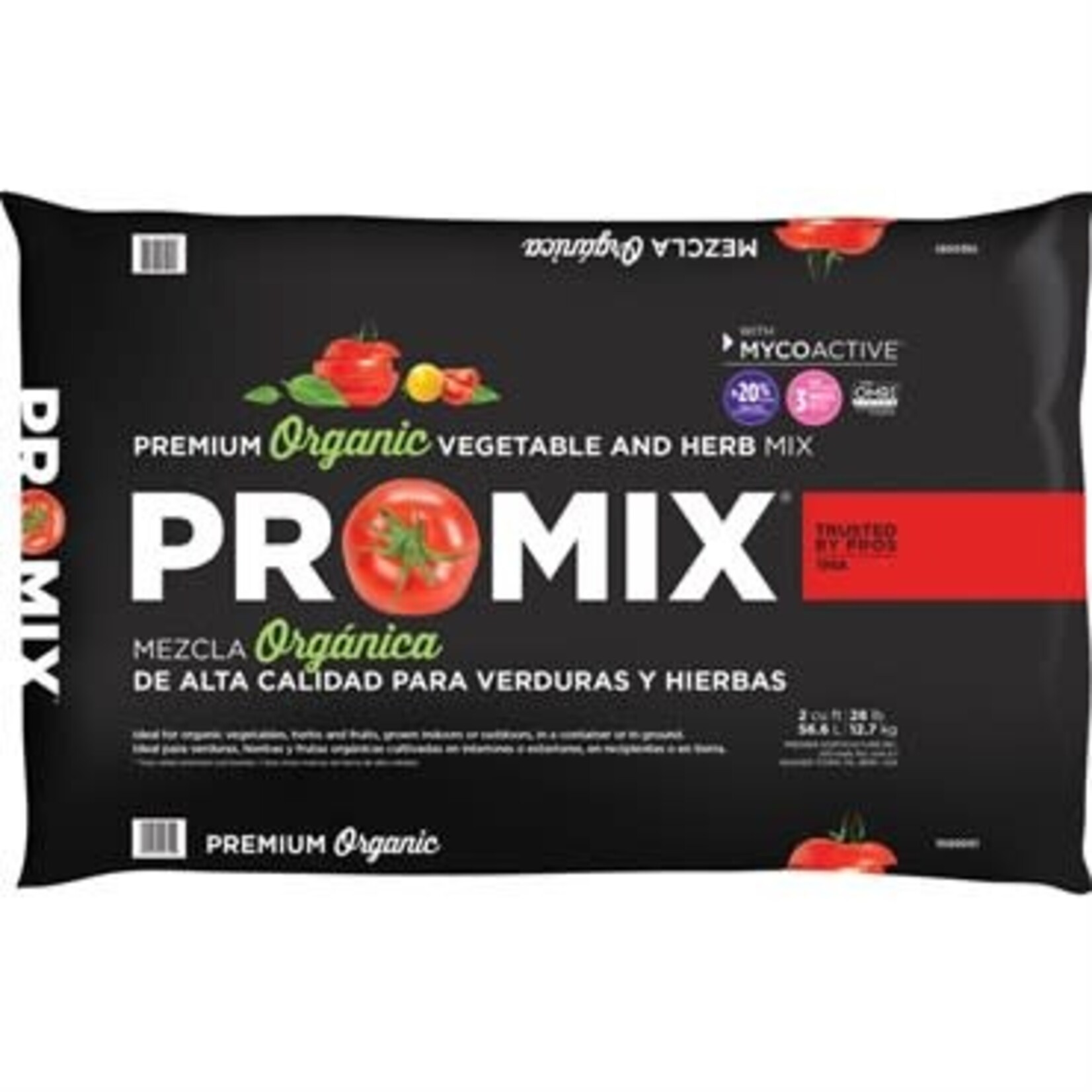 Premier PRO-MIX® Organic Vegetable & Herb Mix with MYCOACTIVE®  - 2cu ft
