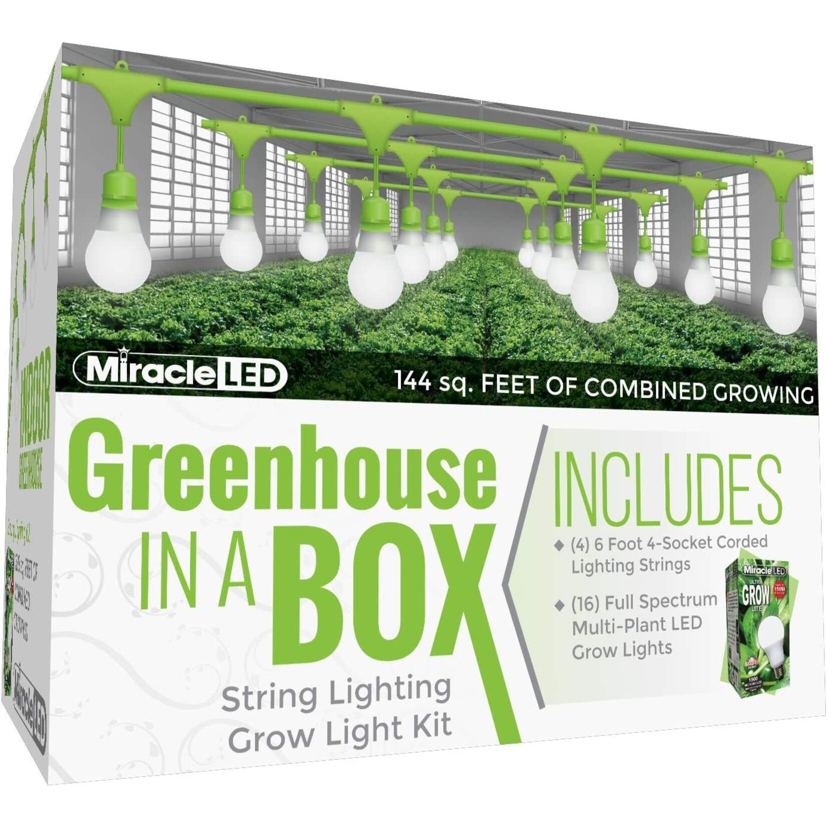 Greenhouse in a Box 4-Socket Grow Light Kit