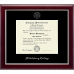 DIPLOMA FRAME EMBOSSED SILVER
