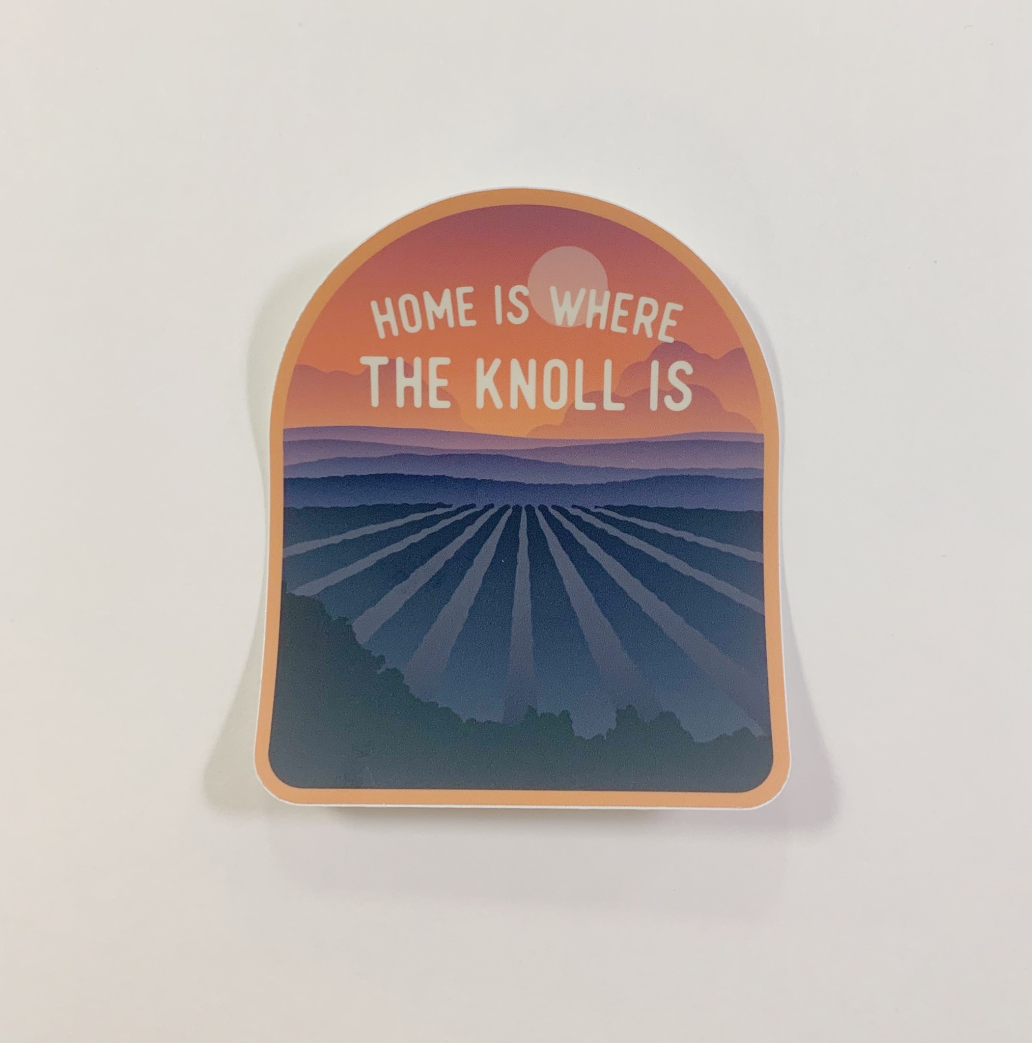HOME IS WHERE THE KNOLL IS STICKER - middstore