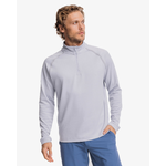 Southern Tide SCUTTLE QTR ZIP SLATE GREY