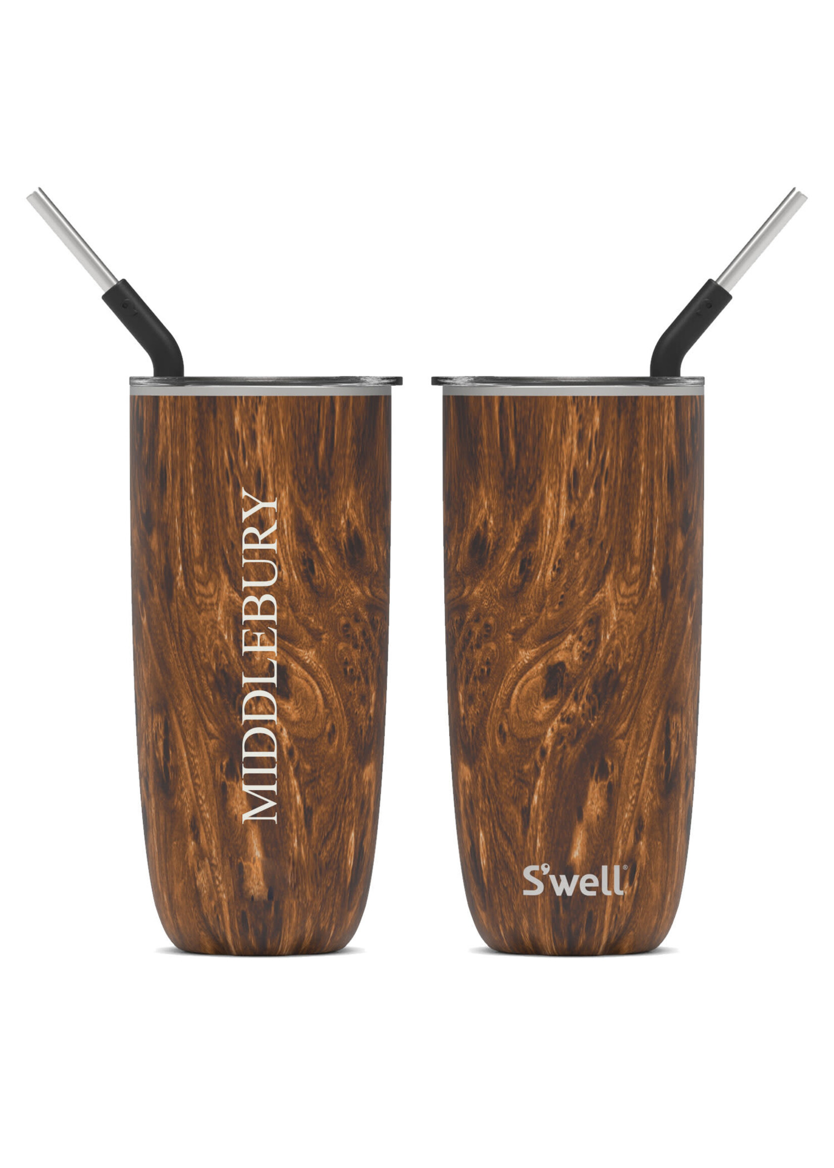 Teakwood Tumbler with Straw – S'well