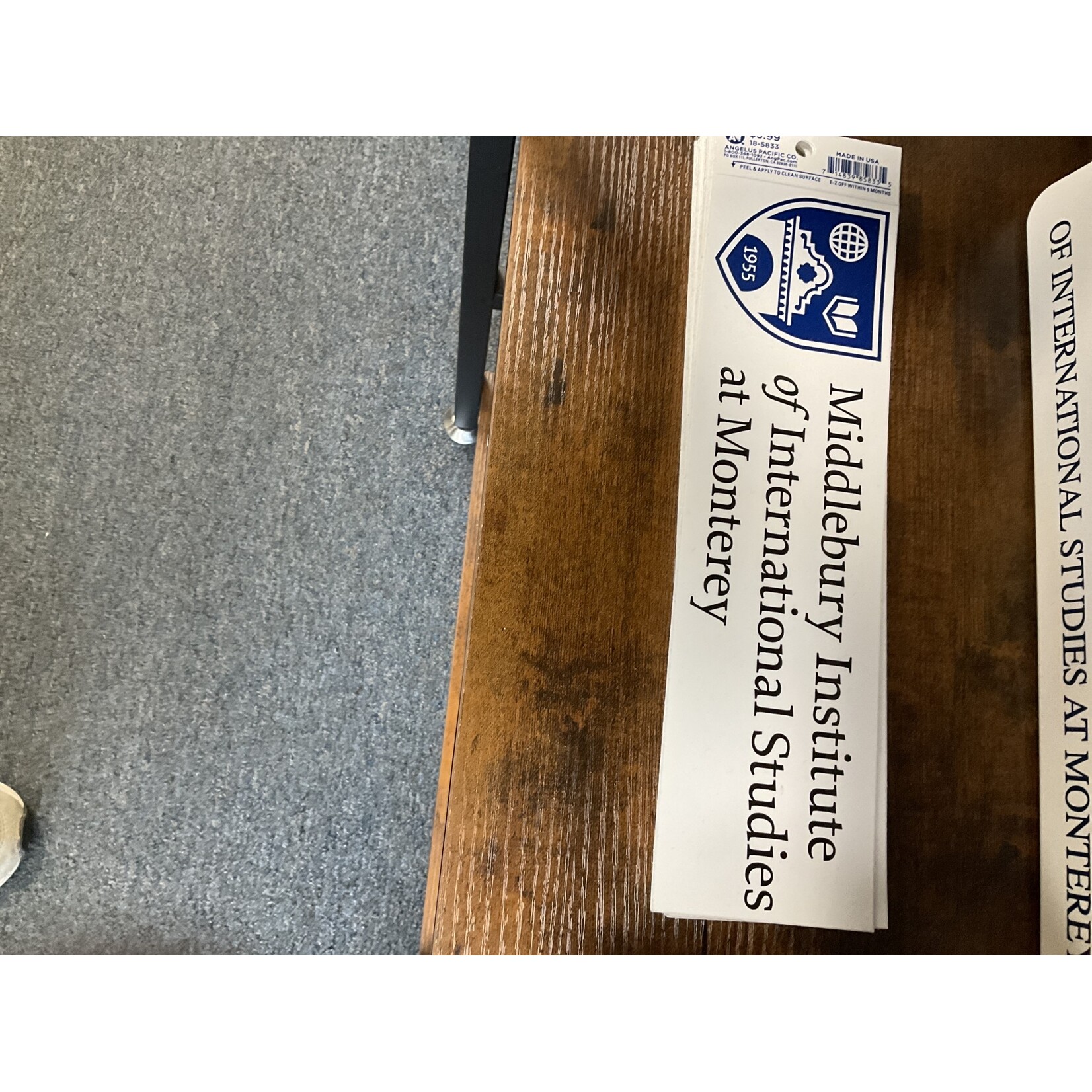 MONTEREY BUMPER STICKER