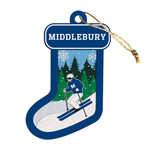 MIDDLEBURY SKIER ORNAMENT