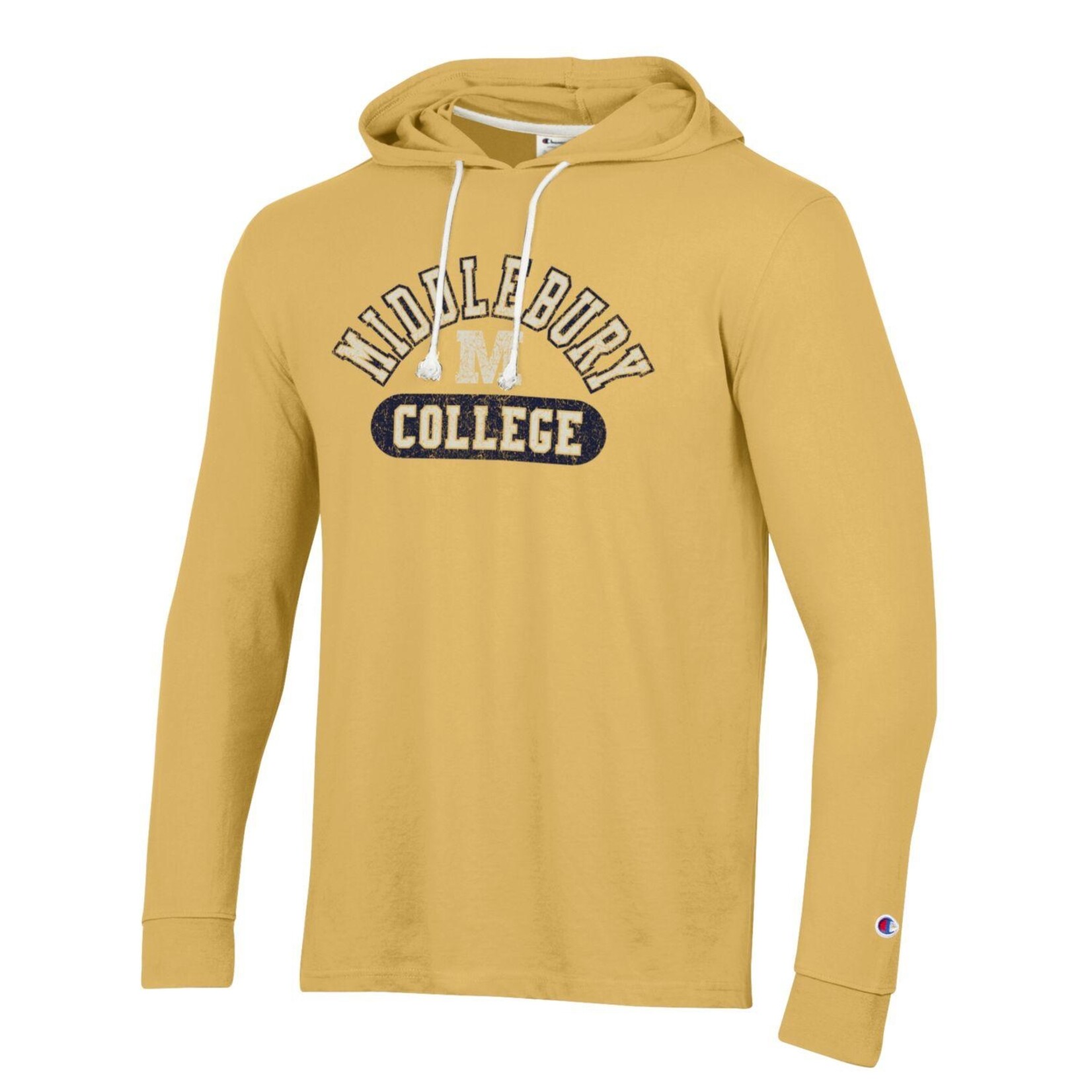 CHAMPION GOLD VINTAGE WASH LS HOODIE